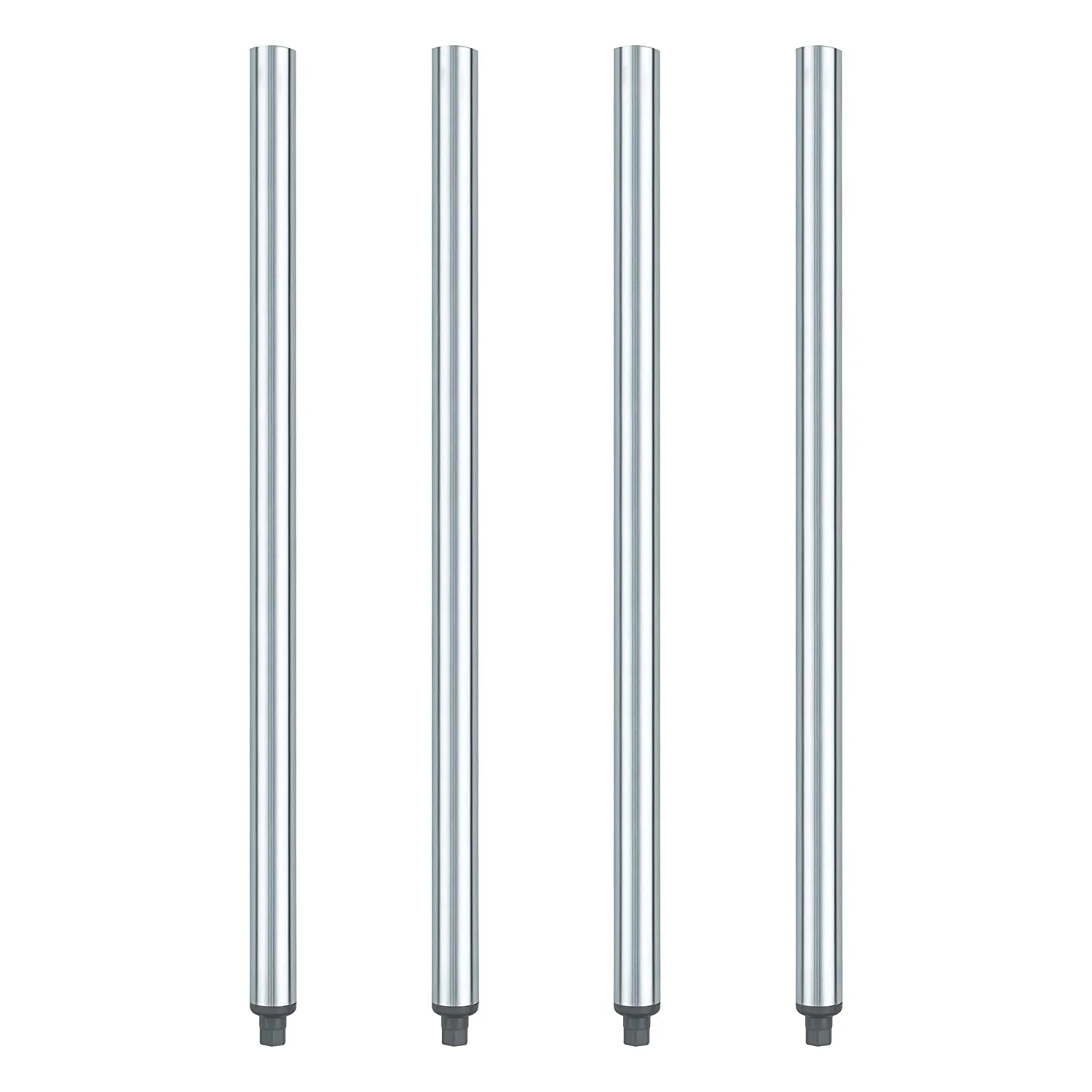 DuraSteel Galvanized Legs for Work Table - 33.5 inch Replacement Galvanized Legs - Fits Commercial Food Prep Stainless Steel Utility Table or Maple Wood Worktable