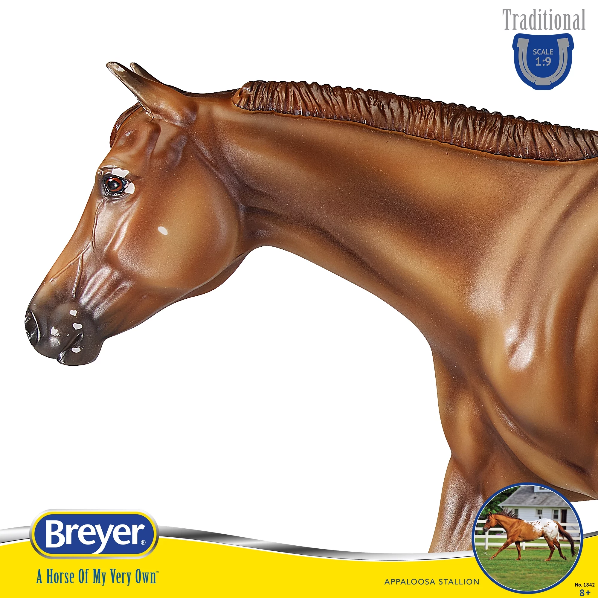 Breyer Horses - Traditional Series 1:9 Scale Horse, Chocolatey Action Figure (8