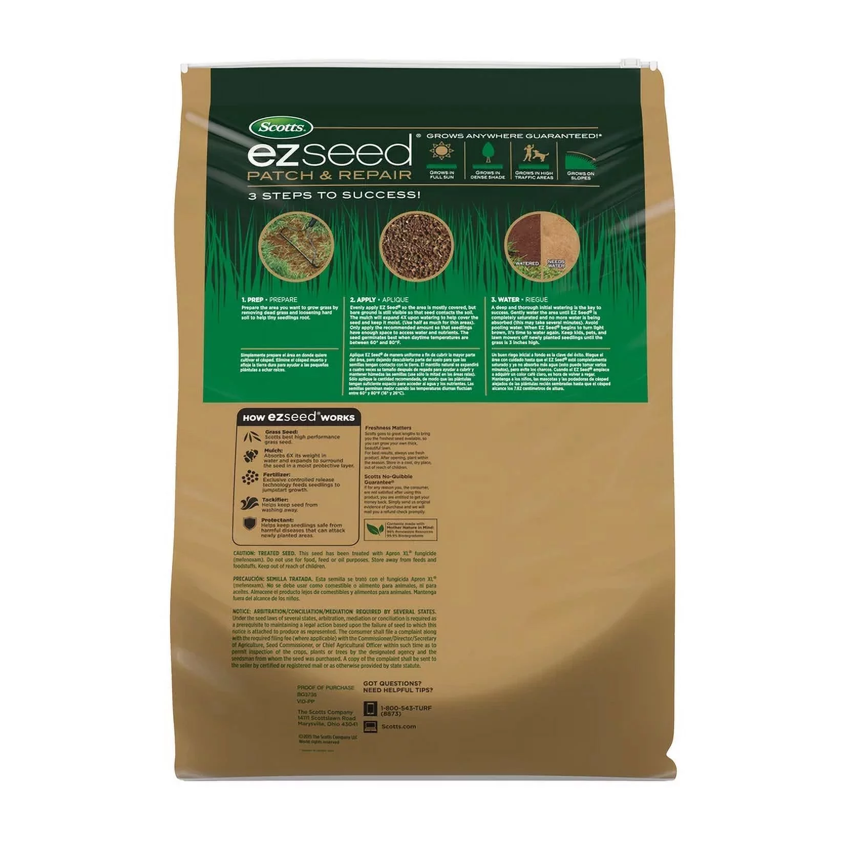 Scotts EZ Seed Patch & Repair Sun and Shade 20 lb.