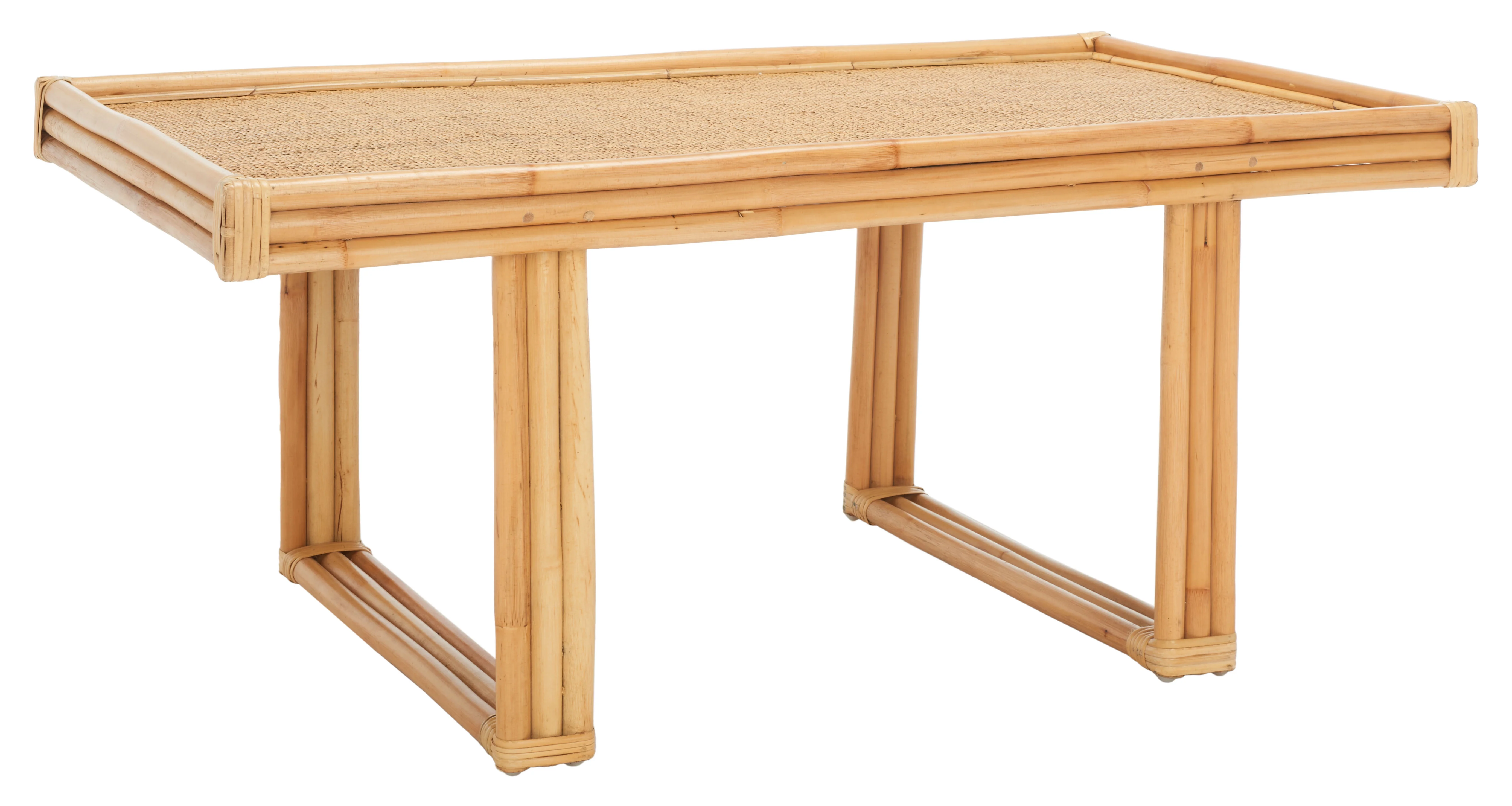 SAFAVIEH Juri Coastal Rectangle Coffee Table, Natural