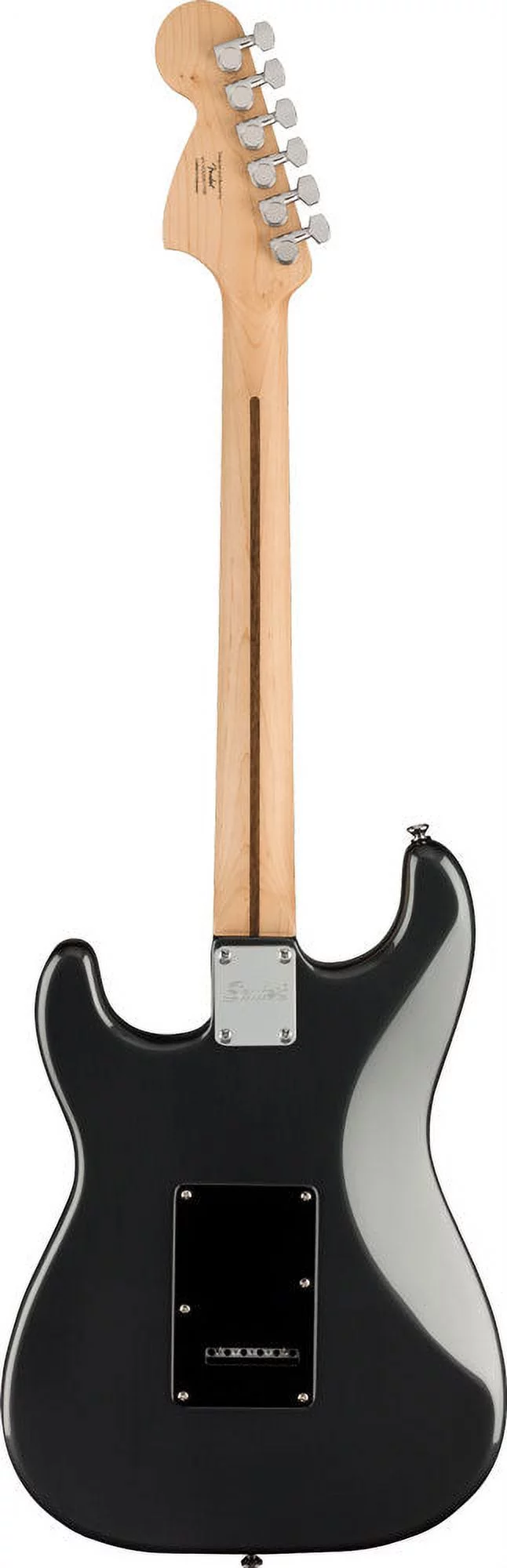 Squier Affinity Series Stratocaster HSS Pack (Charcoal Frost Metallic; Indian Laurel Pickguard)