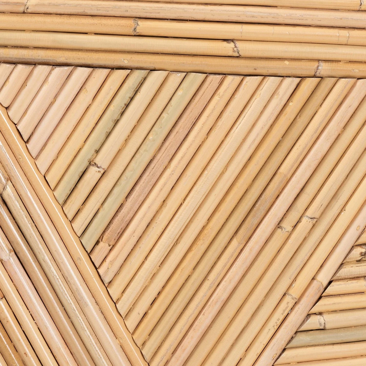 bali & pari Milagra Modern Bohemian Natural Rattan Coffee Table