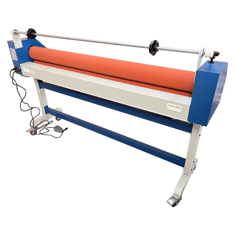 PreAsion 51 Inch Electric/Manual Cold Laminating Machine with Film Release Rod 110V