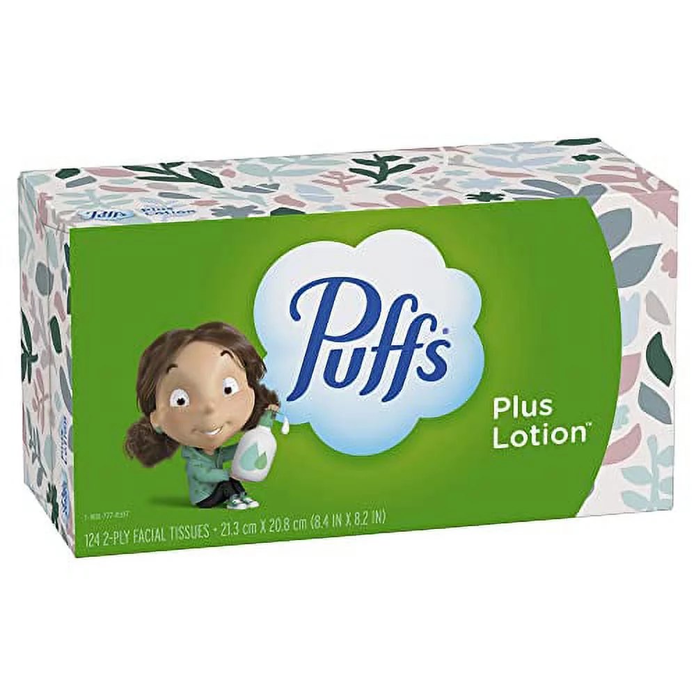 Plus Lotion Facial Tissues (Pack of 8)