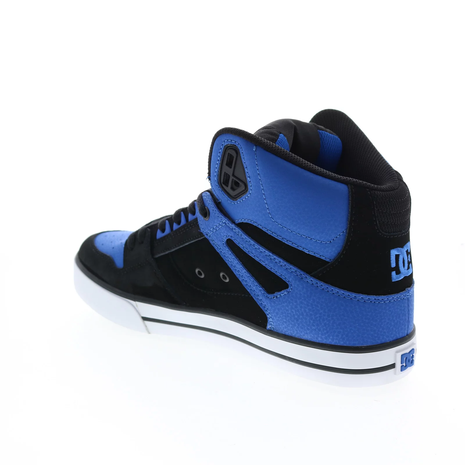 DC Shoes Men's Pure High-Top Shoes Black/Royal - ADYS400043-BR4