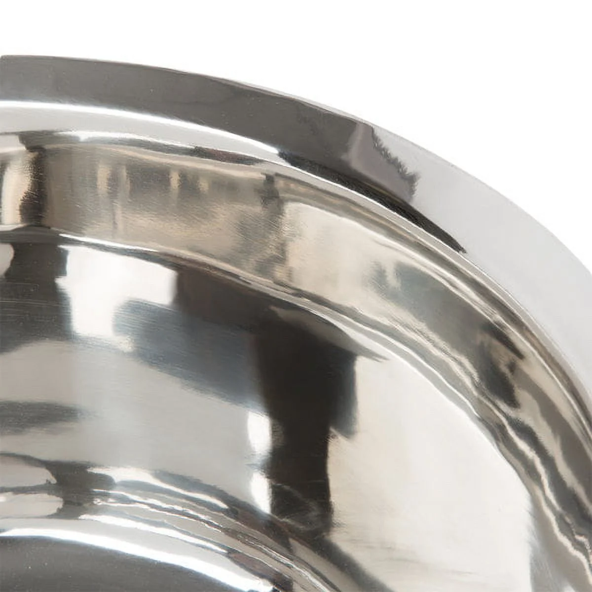 Tablecraft BT1815 Bali Oval Double Wall Stainless Steel Beverage Tub - 18