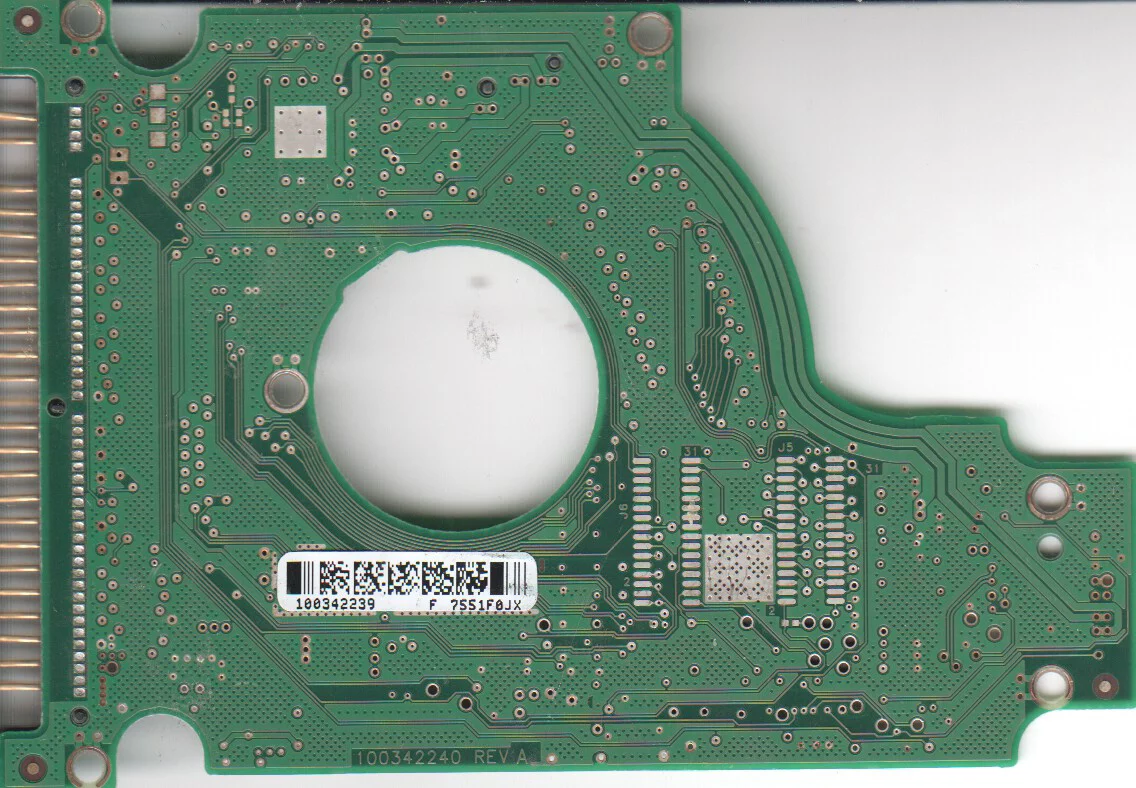ST9808210A, 9AH233-040, 3.04, 100342239 F, Seagate IDE 2.5 PCB