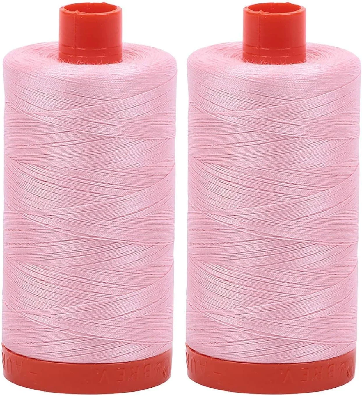 2-PACK - Aurifil Cotton Thread Mako 50wt 1300m - Baby Pink