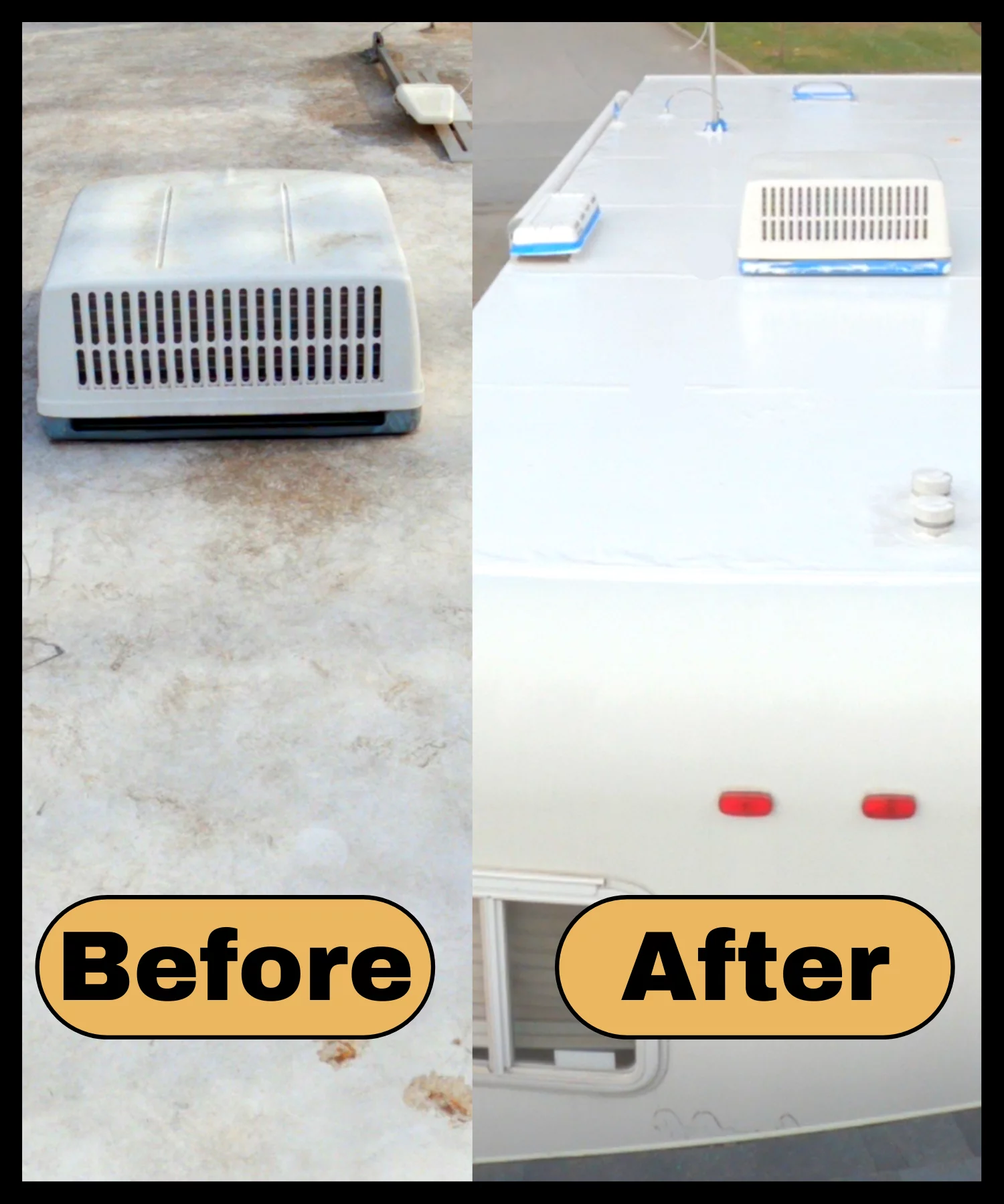 Tough Tech Coatings 5 Gallon RV Roof Coating - Permanent Waterproofing Kit, 87% UV Reflective. Self Leveling Sealant, White