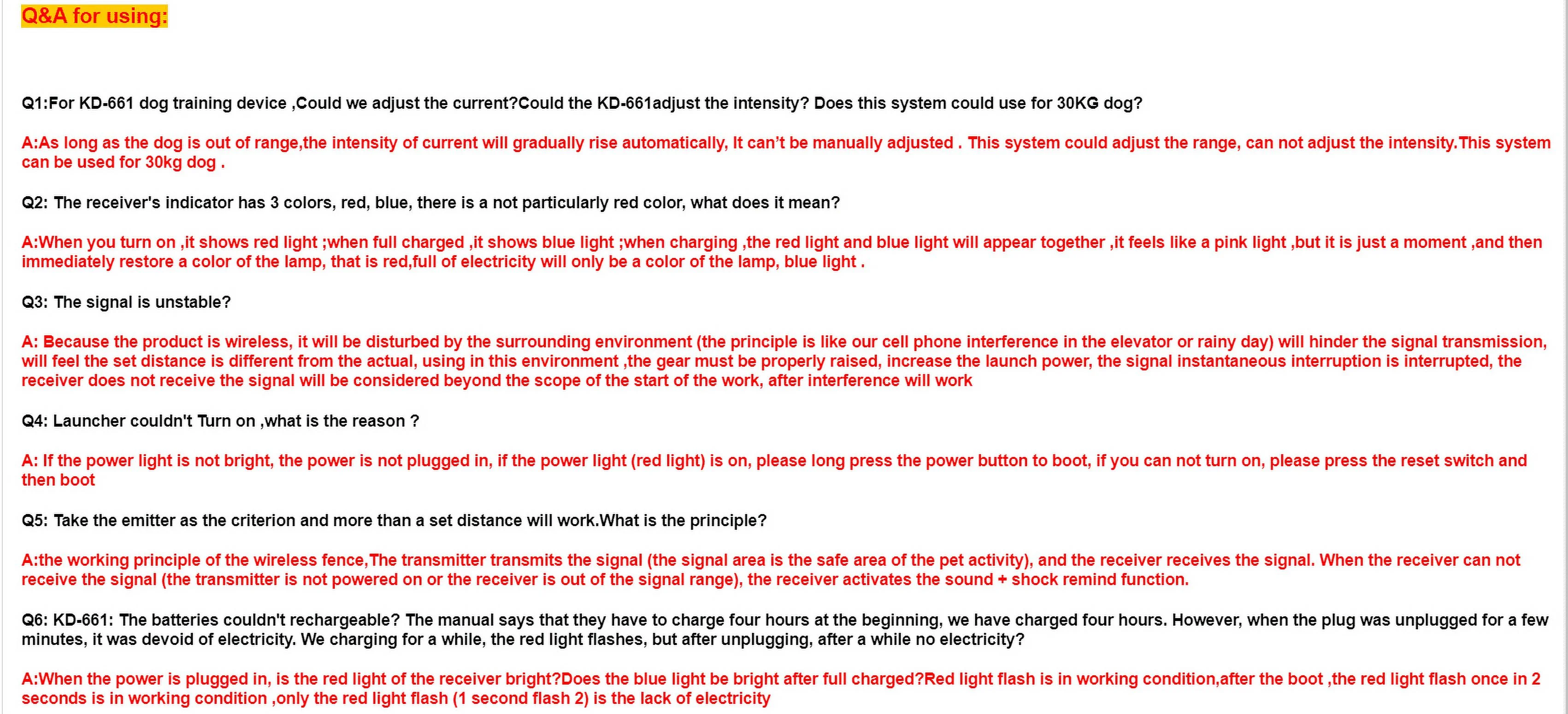 Wireless Dog Training Collar Boundary Containment System, Dog Boundary Containment System Radius Remote Control Transmitter, 3-Dog System, Wired Transmitter and Wireless receiver