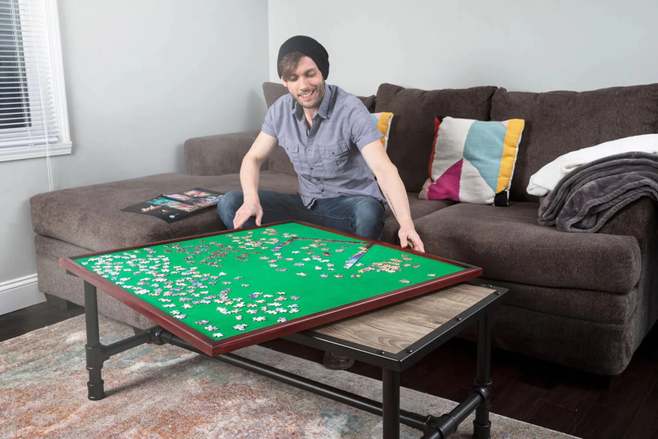 Jigsaw Puzzle Spinner Table 34