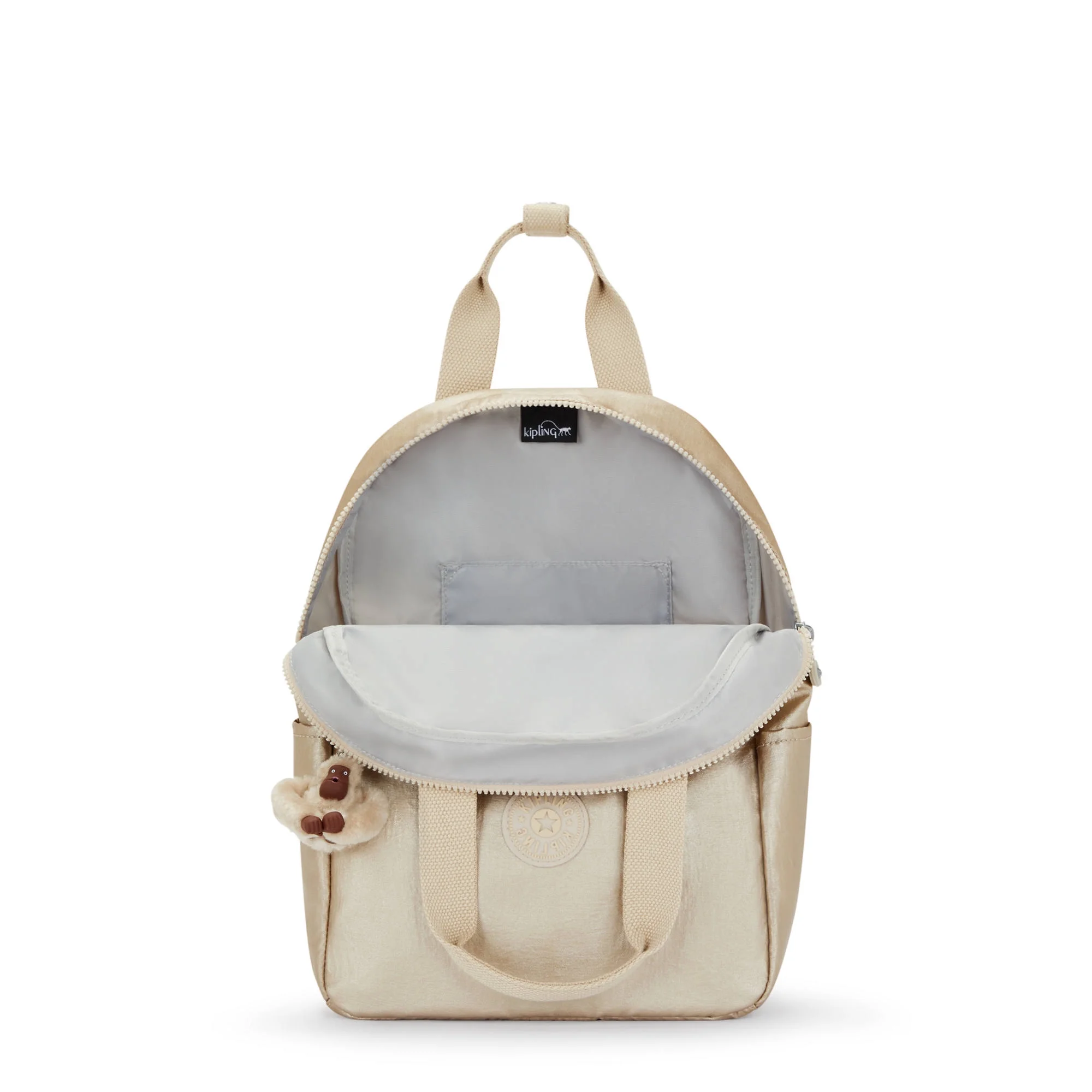 Kipling Women's Siva Metallic Backpack with Adjustable Straps