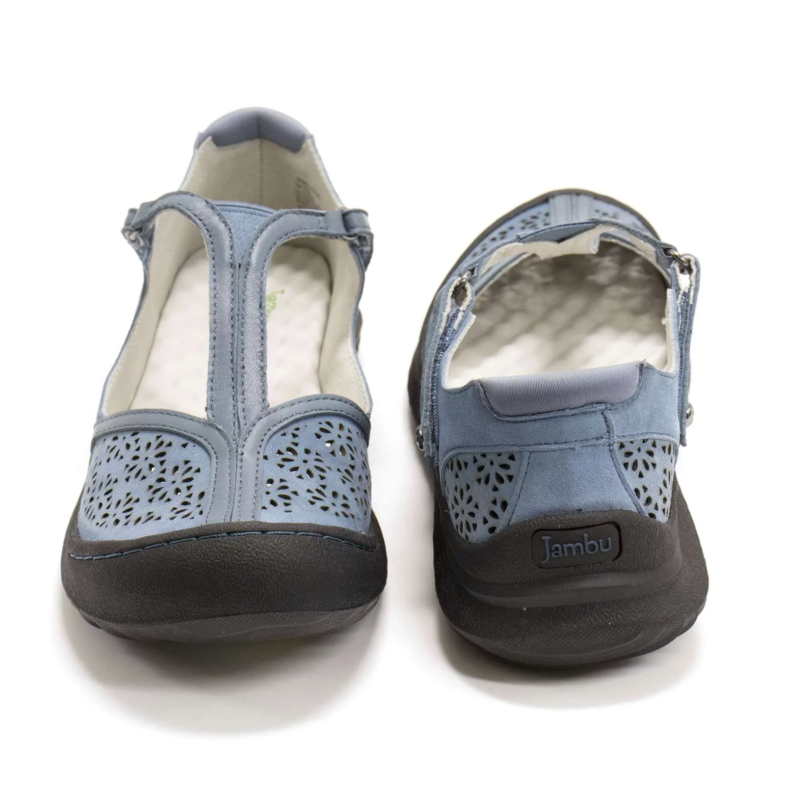 Jambu Women's Creek Mary Jane Flats, Denim,9 M US