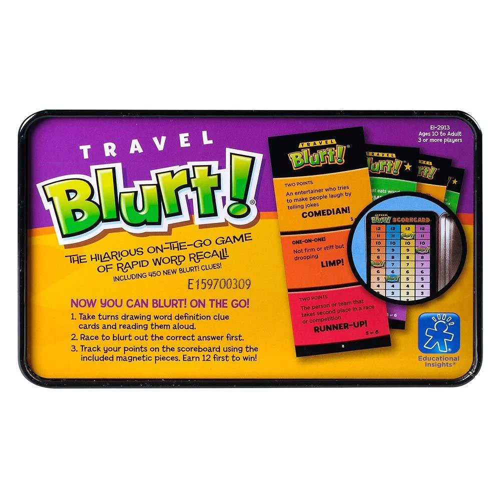Educational Insights Travel Blurt! game