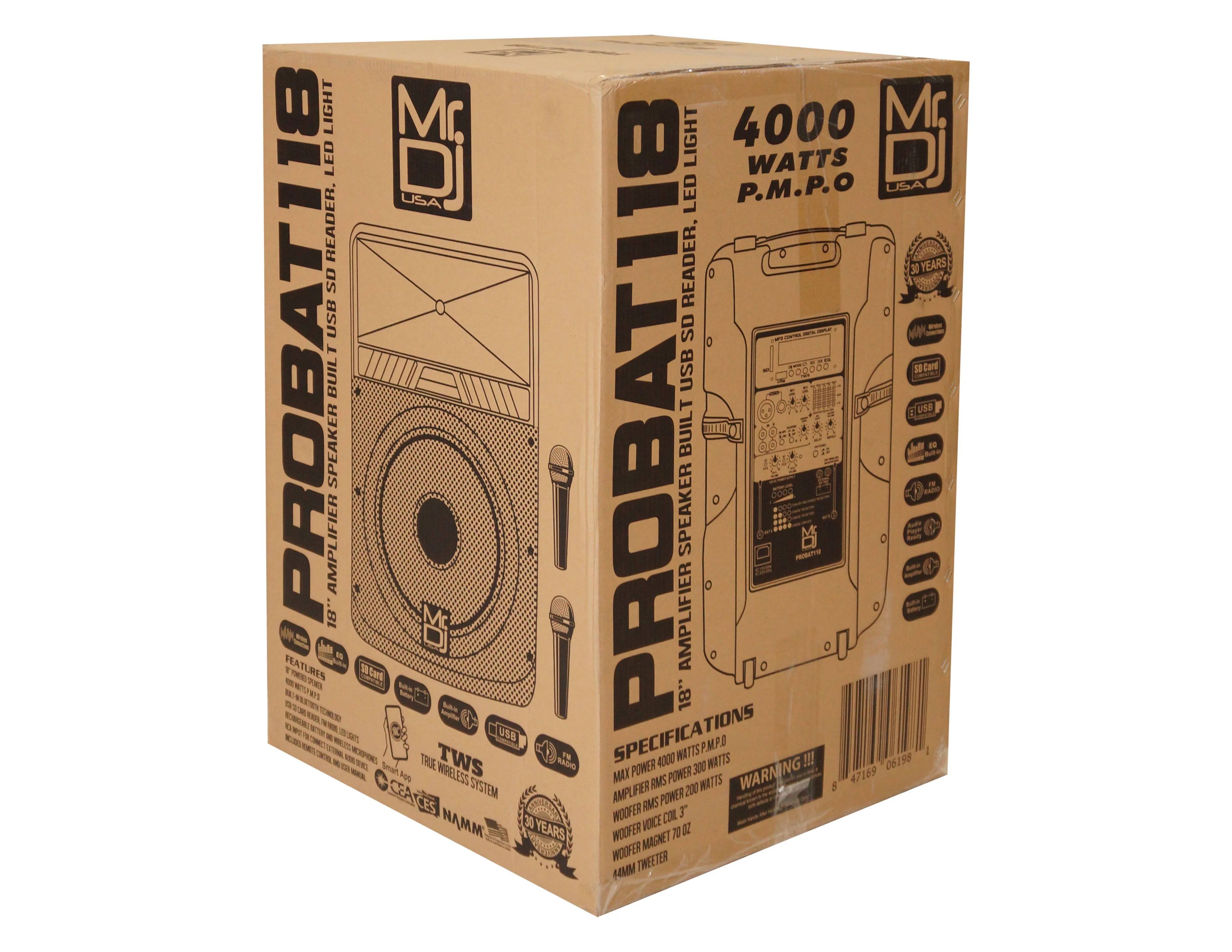 2 MR DJ PROBAT118 18