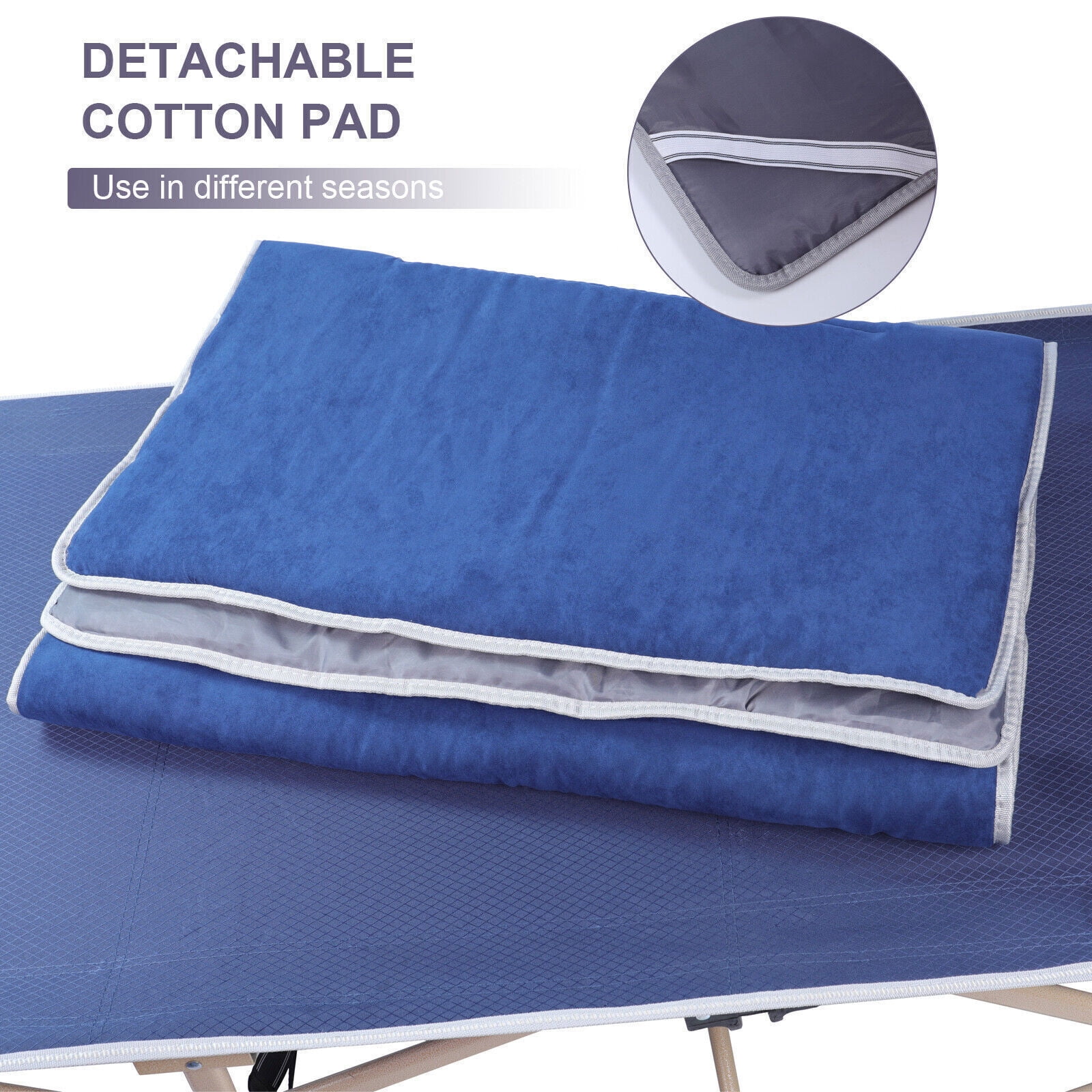 Adult Folding Camping Cots Rollaway Guest Bed Heavy Duty Bed w/ Mattress