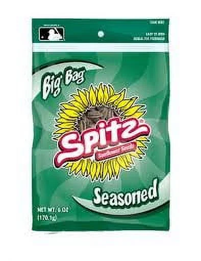 Spitz Seasoned Flavored Sunflower Seeds 6 ounce Resealable Big Bag