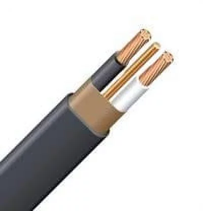 nm-b, non-metallic, sheathed cable, residential indoor wire, equivalent to romex (100ft cut)