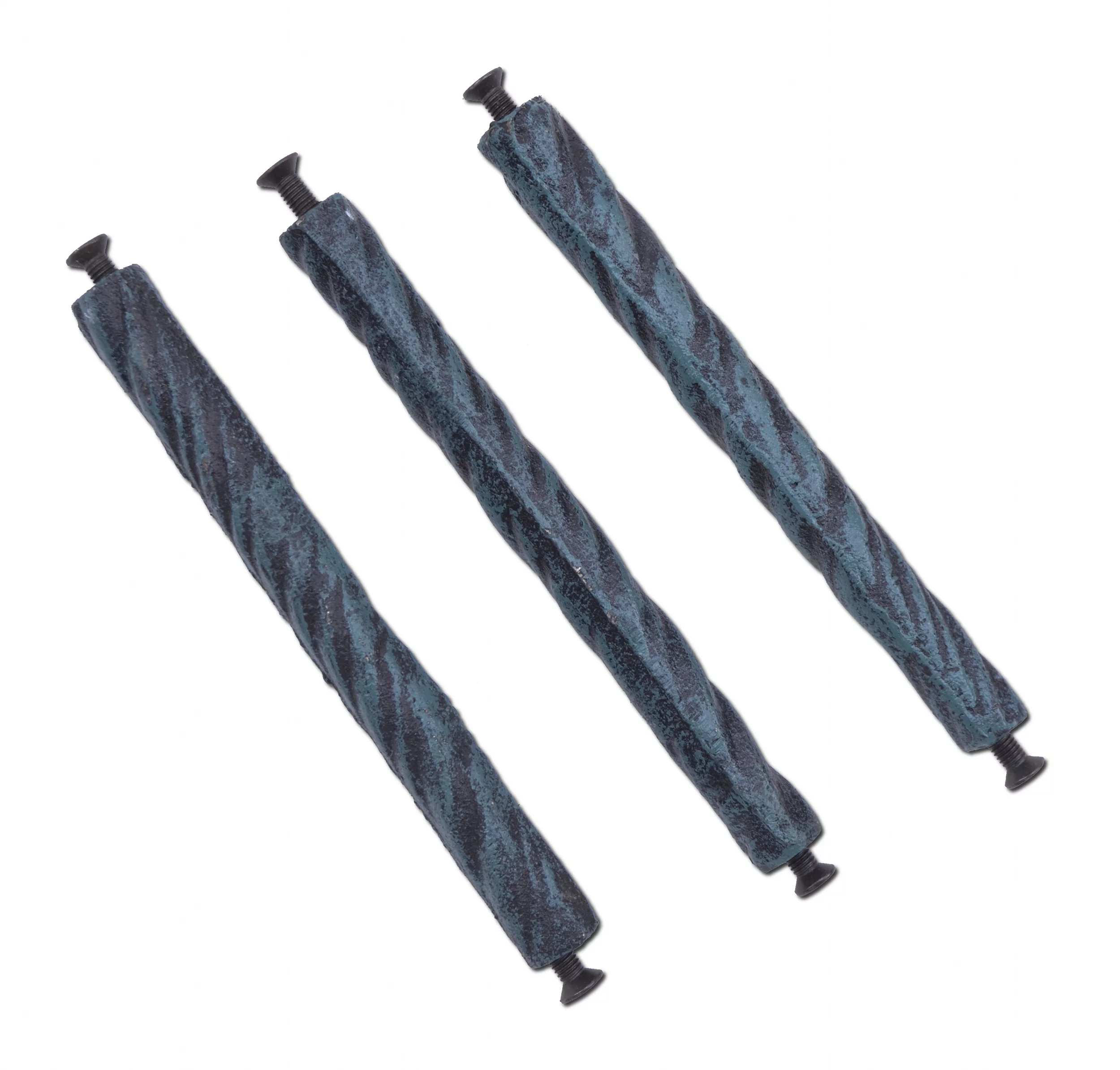 Garden Hose Holder - Rose Flower - Verdigris Cast Iron - 9.5