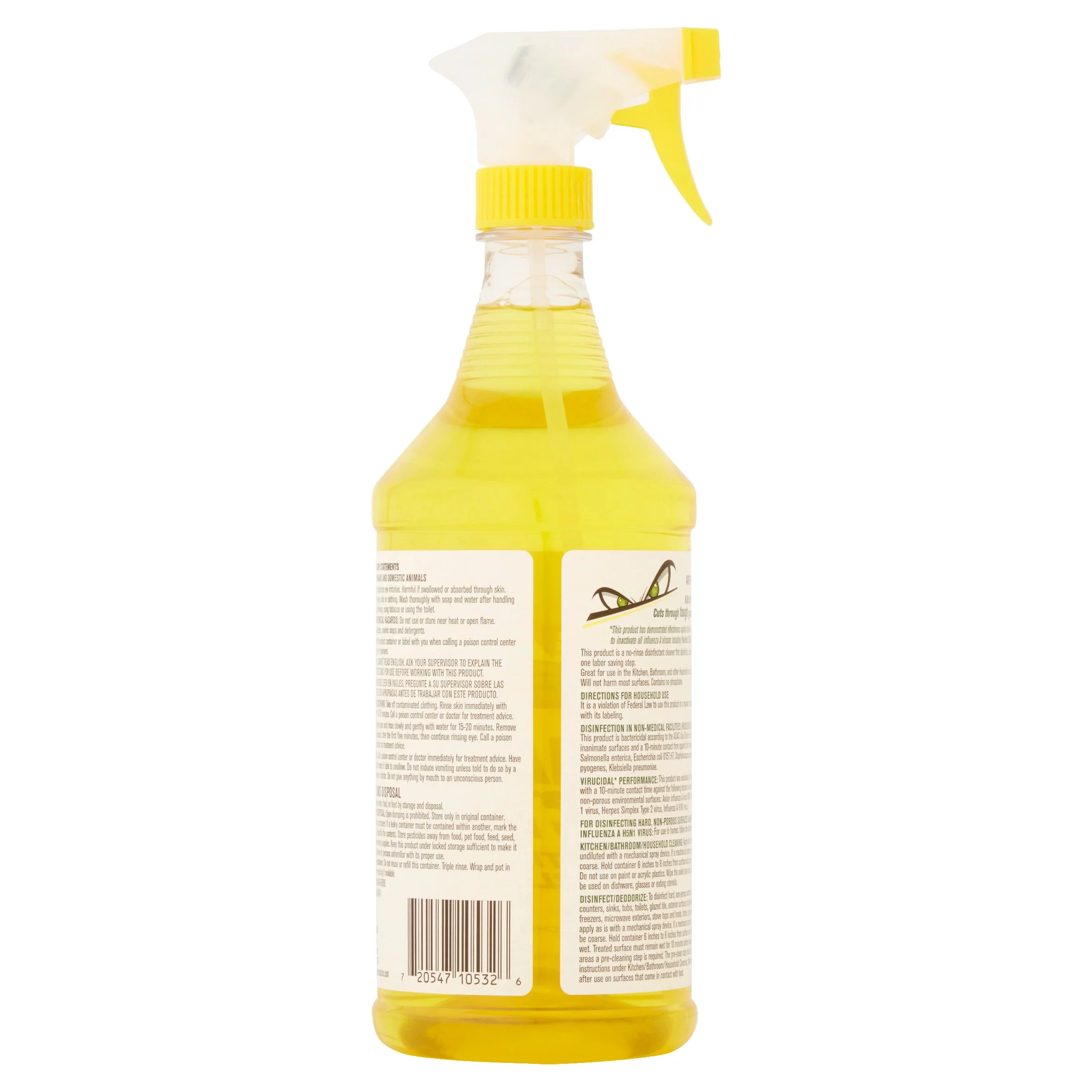 2 Pack Mean Green MG10532 Lemon Scent Antibacterial Cleaner, 32 Oz