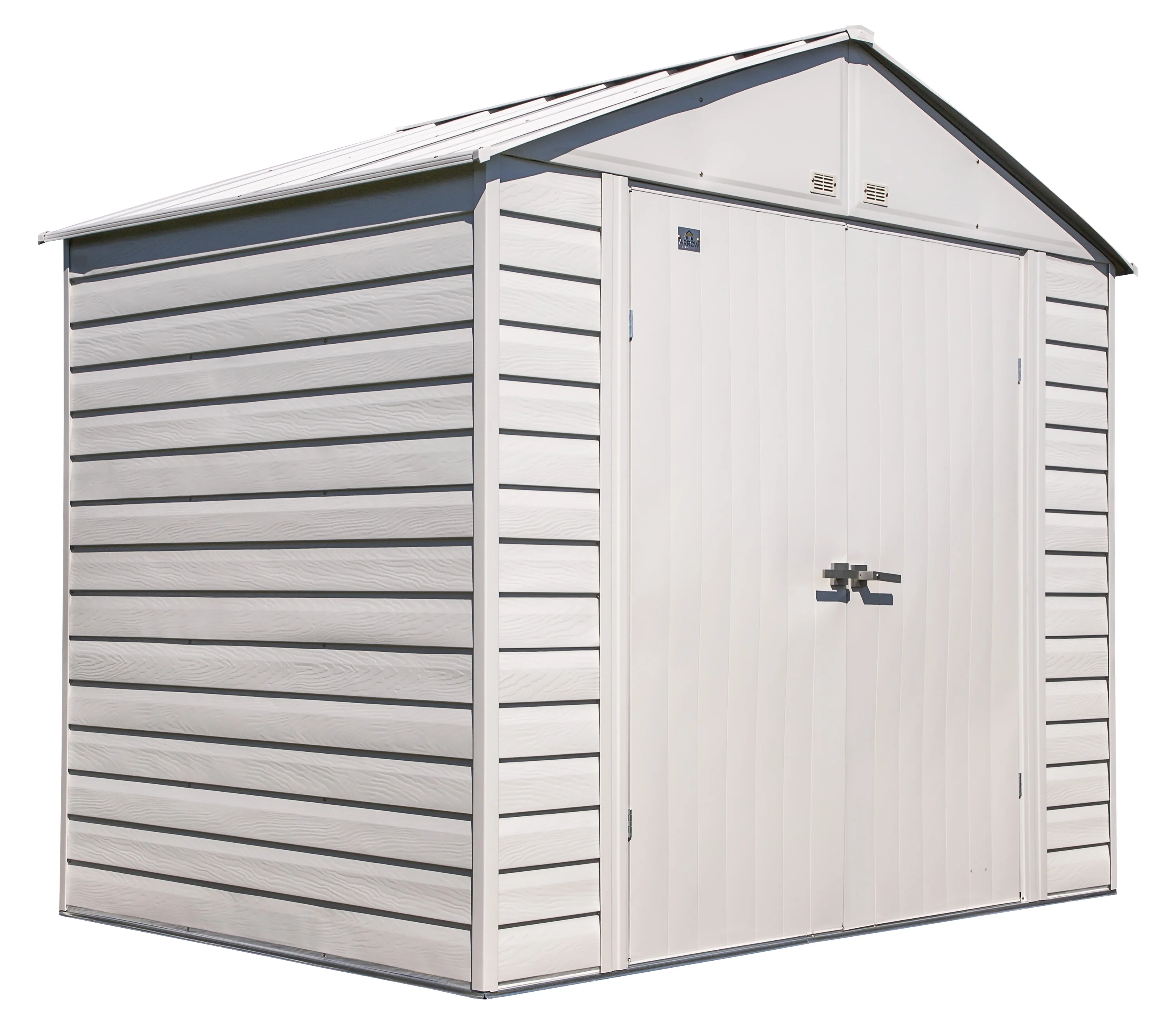 Arrow Select Steel Storage Shed, 8x6, Flute Grey