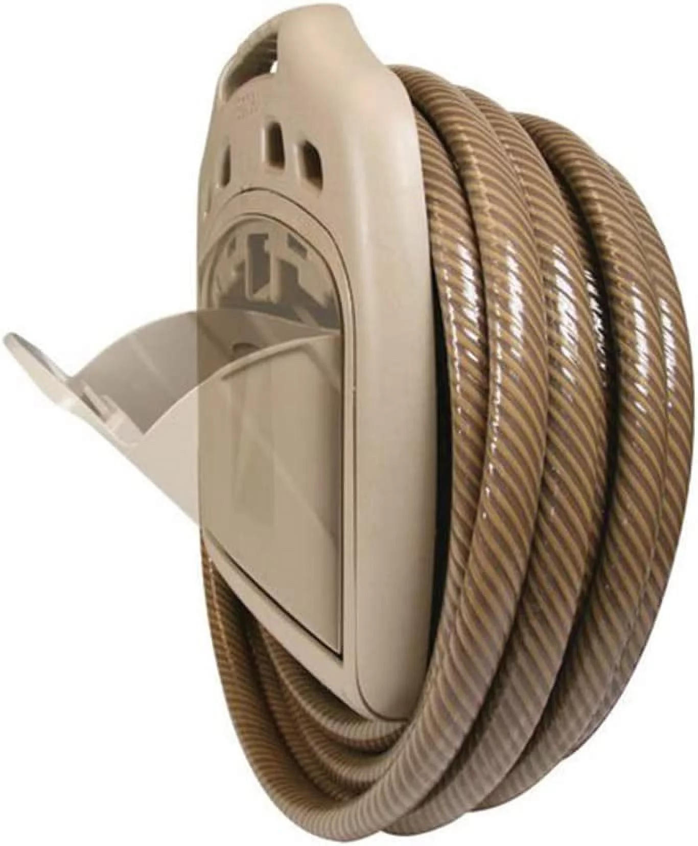 AMES 2382561 Hose Hanger, 5/8 in Dia Hose, 150 ft Capacity, Poly, Wall Mounting