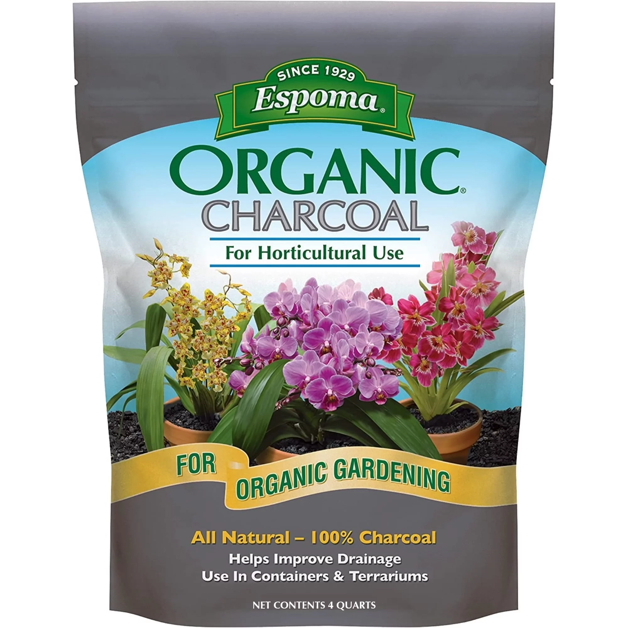 Espoma Organic HC4 Horticultural Charcoal, 4 Qt. - Quantity 1