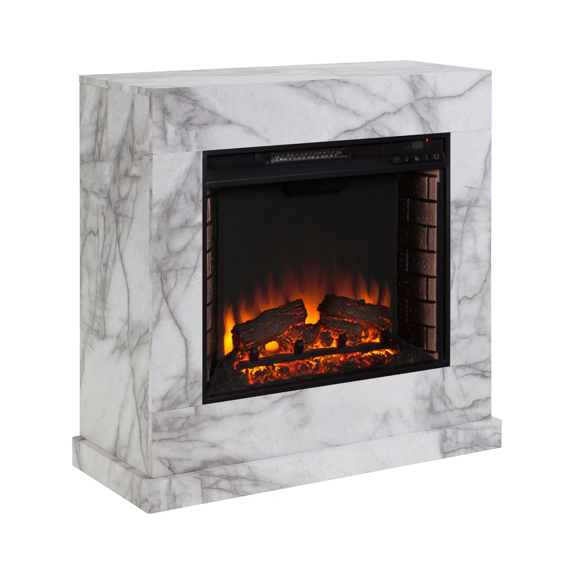 SEI Dendale Faux Marble Fireplace