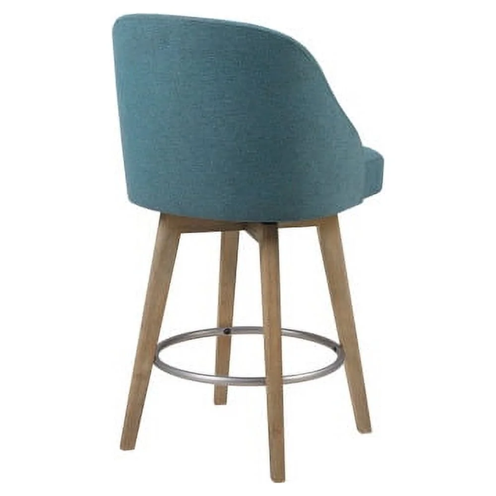 Counter Stool with Swivel Seat - Blue