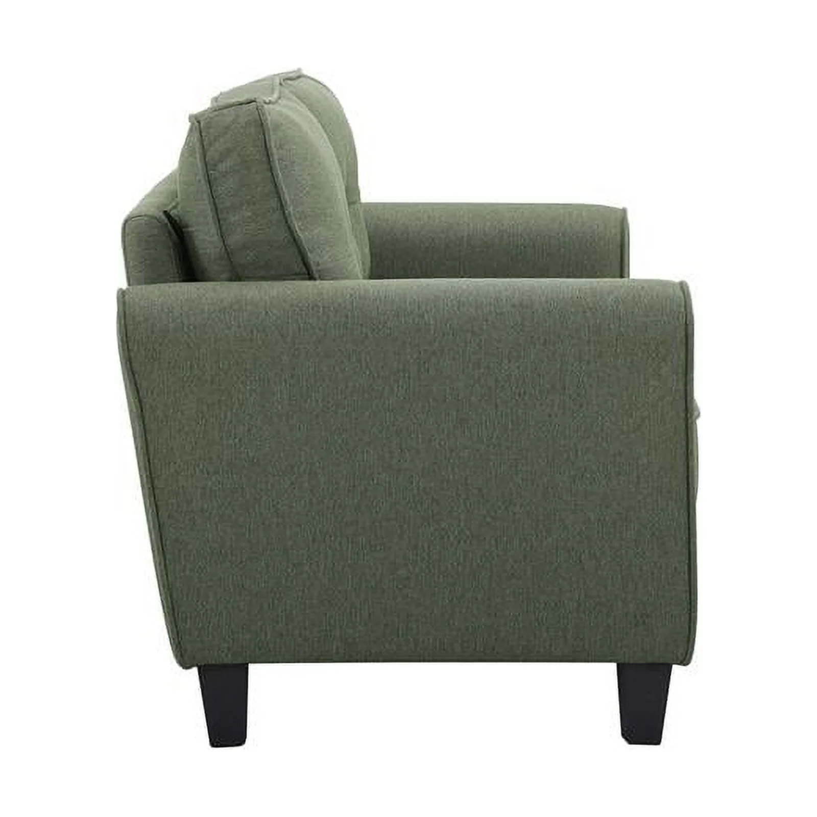 Lifestyle Solutions Helena Loveseat in Green Fabric Upholstery