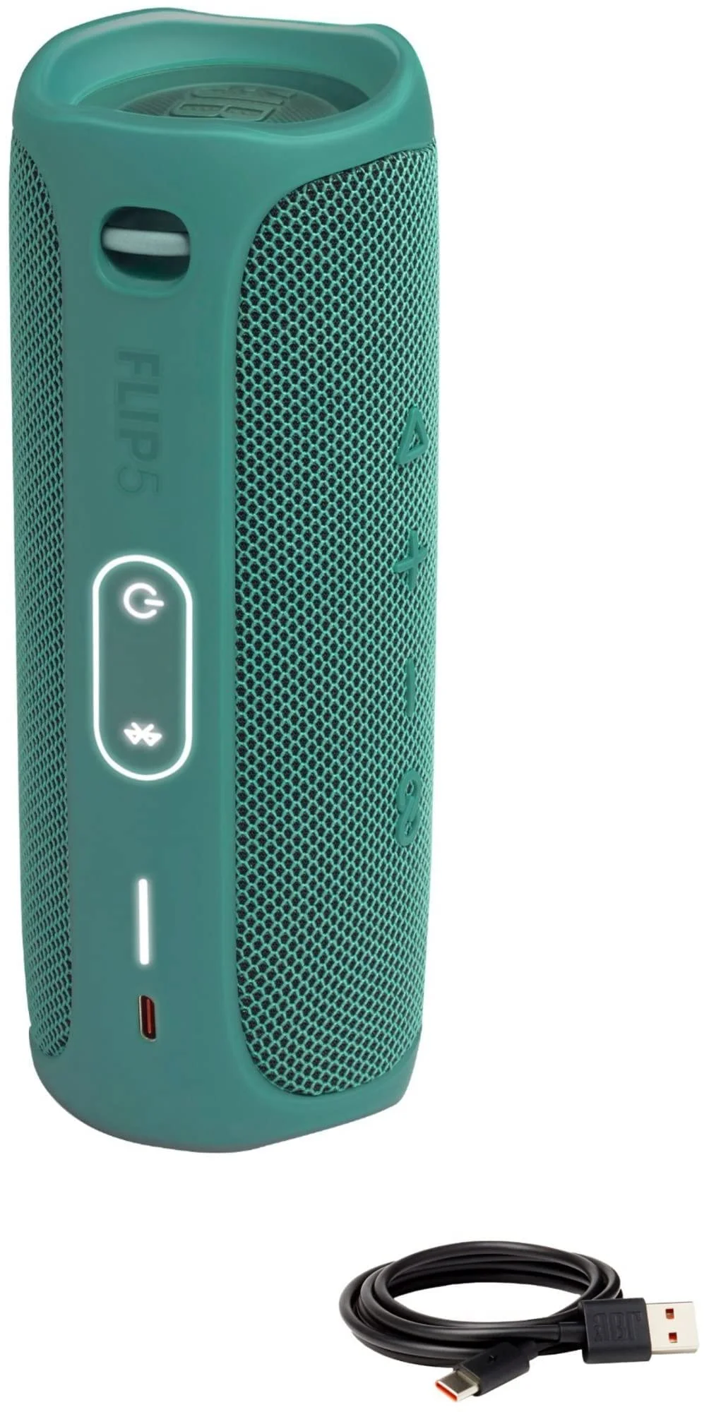 JBL Flip 5 | Portable Waterproof Speaker Bundle with Deluxe CCI Carrying Case (Forest Green)