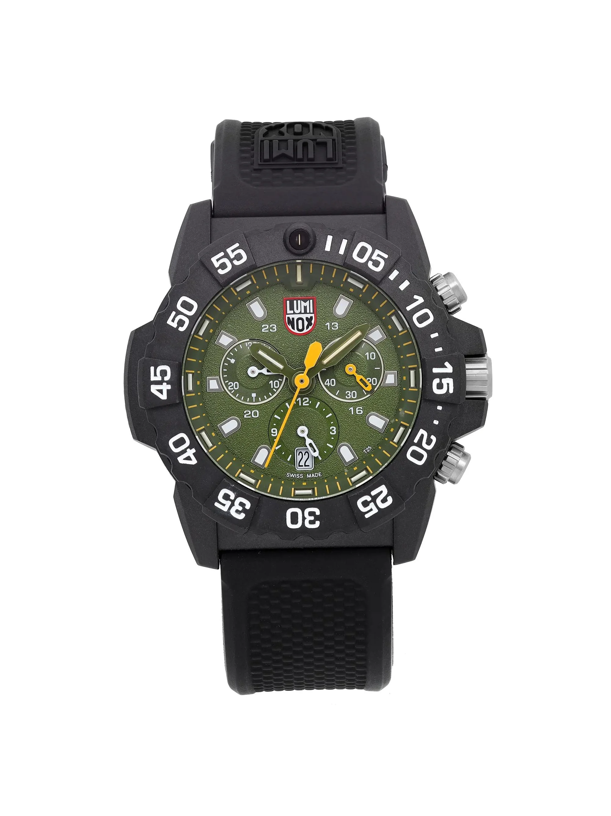 Luminox Navy Seal Chronograph Carbon 45mm Green Dial Mens Quartz Watch XS.3597