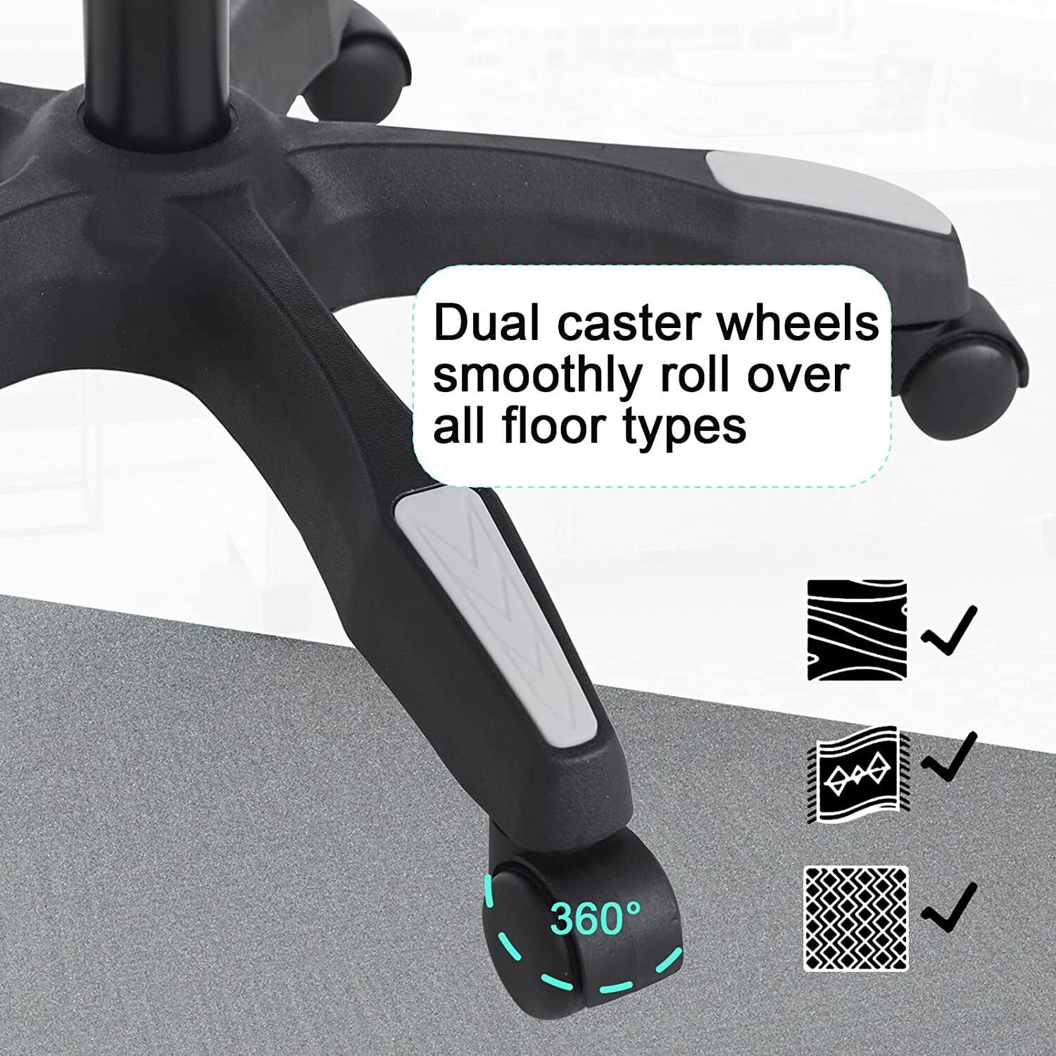 Ergonomic Gaming Chair Office Chair PU Leather Computer Chair Purple