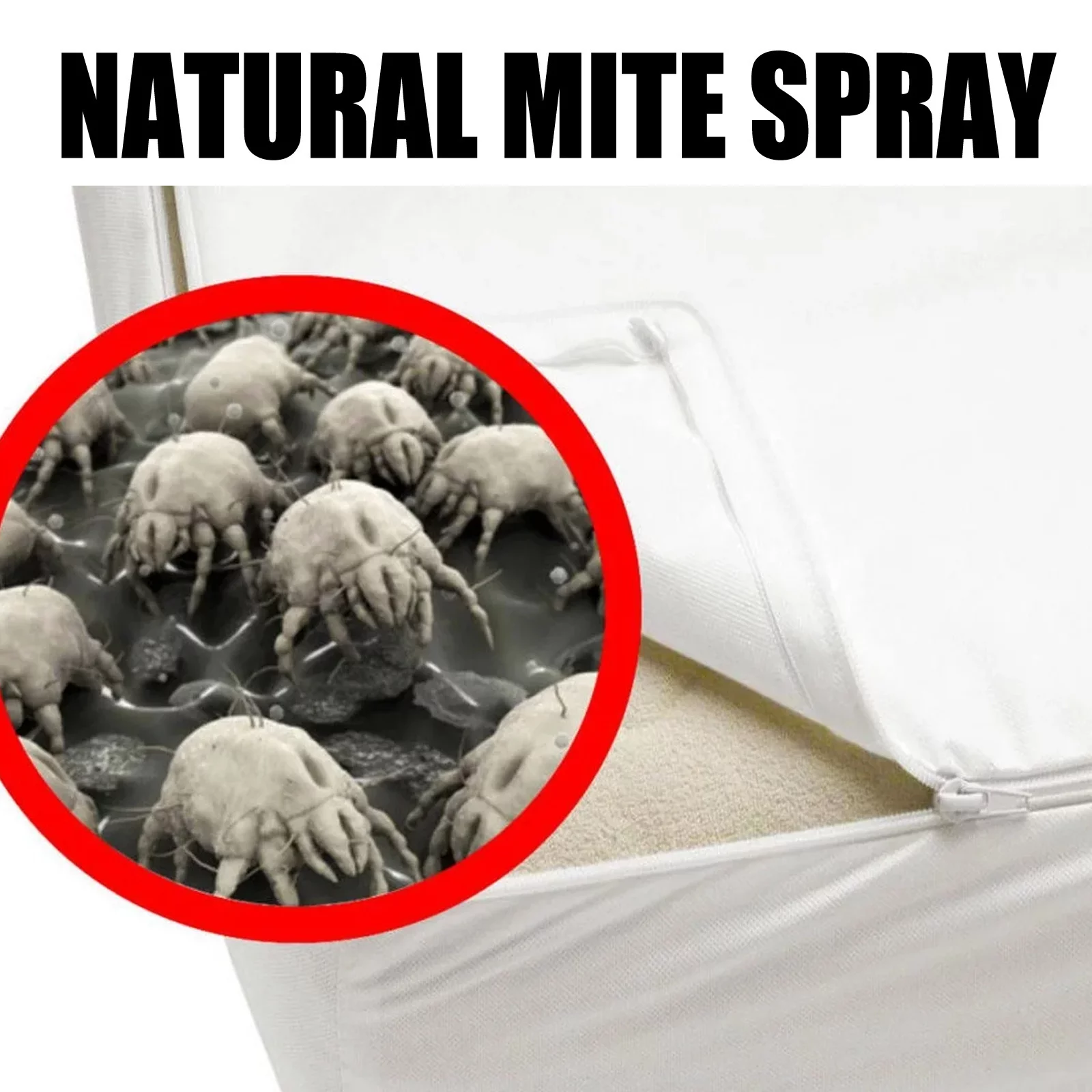 Yuxuan Mite Killer Spray, Green + Non-toxic, 100% Kill + Extended Protection