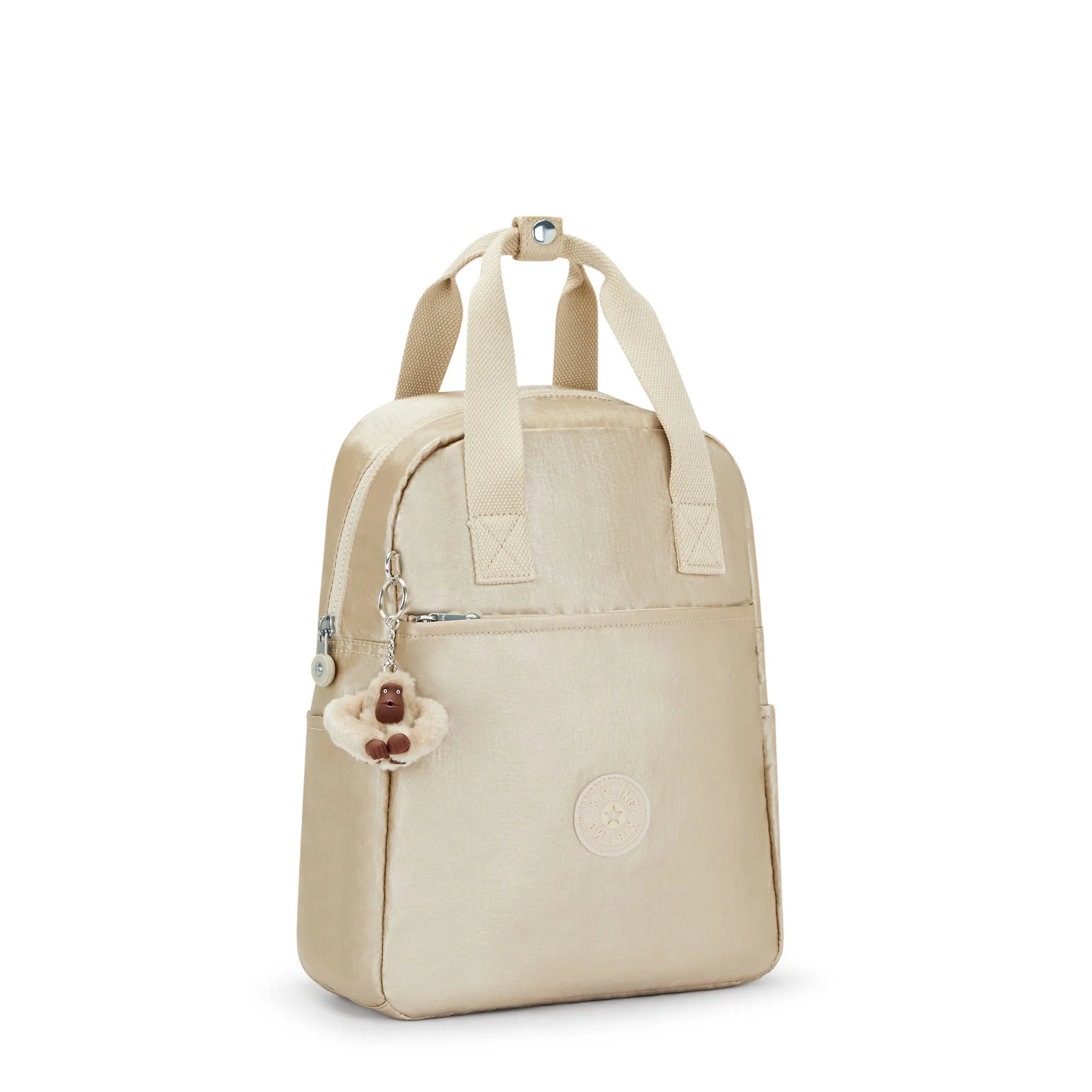 Kipling Women's Siva Metallic Backpack with Adjustable Straps