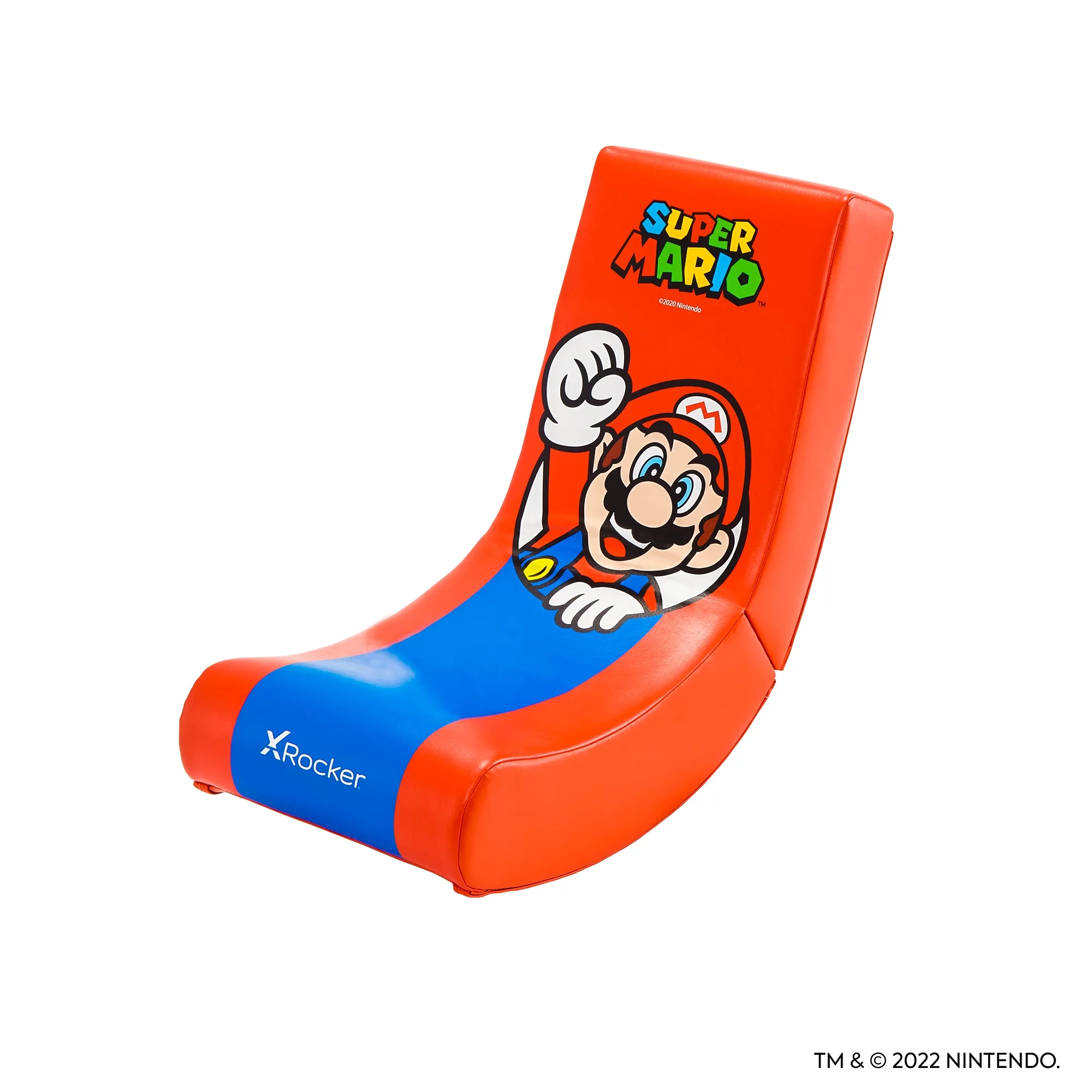 X Rocker® Super Mario™ Spotlight Floor Rocker Gaming Chair– Mario, Nintendo, 33.5