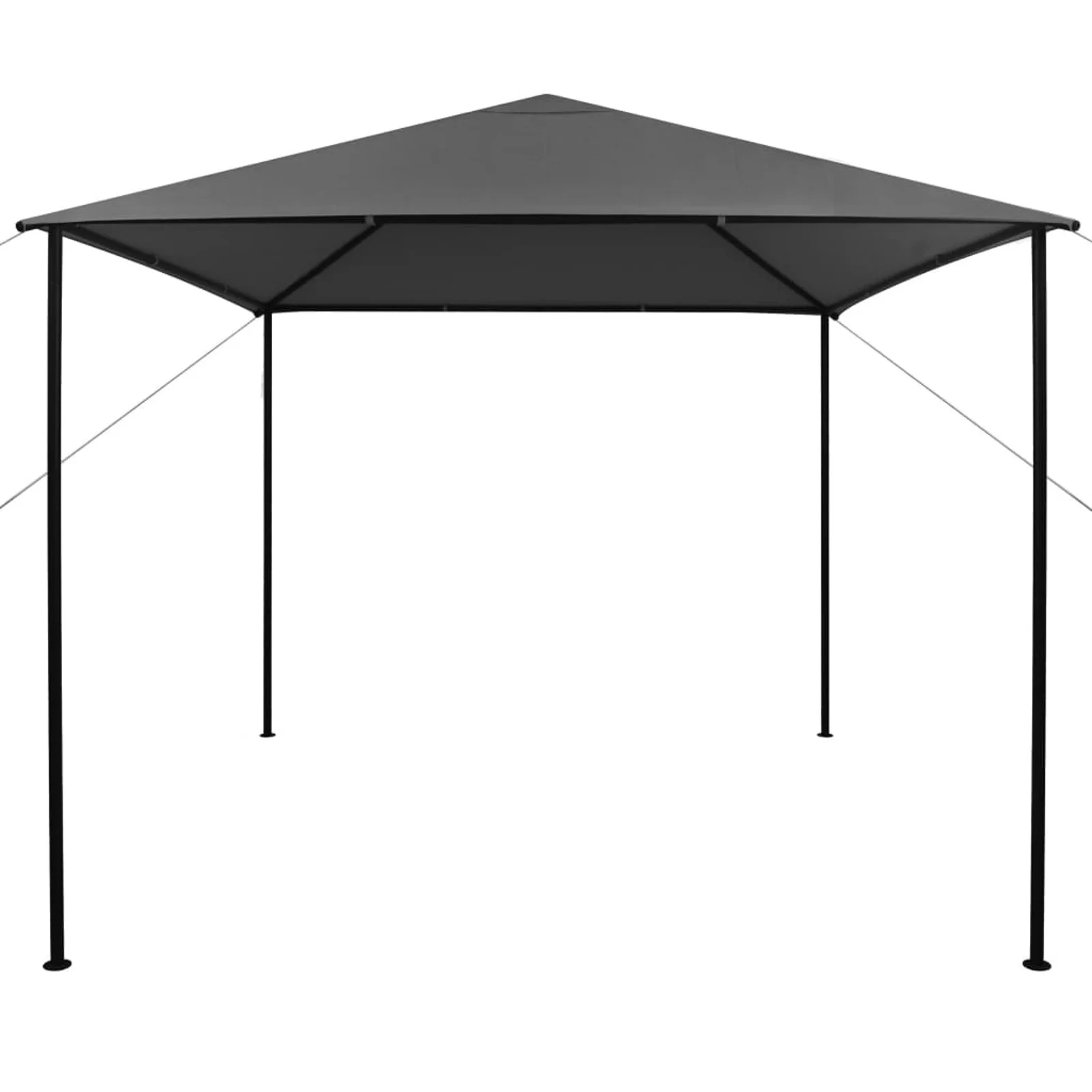 Suzicca Gazebo 9.8'x9.8' Anthracite Fabric and Steel 0.6 ozft²