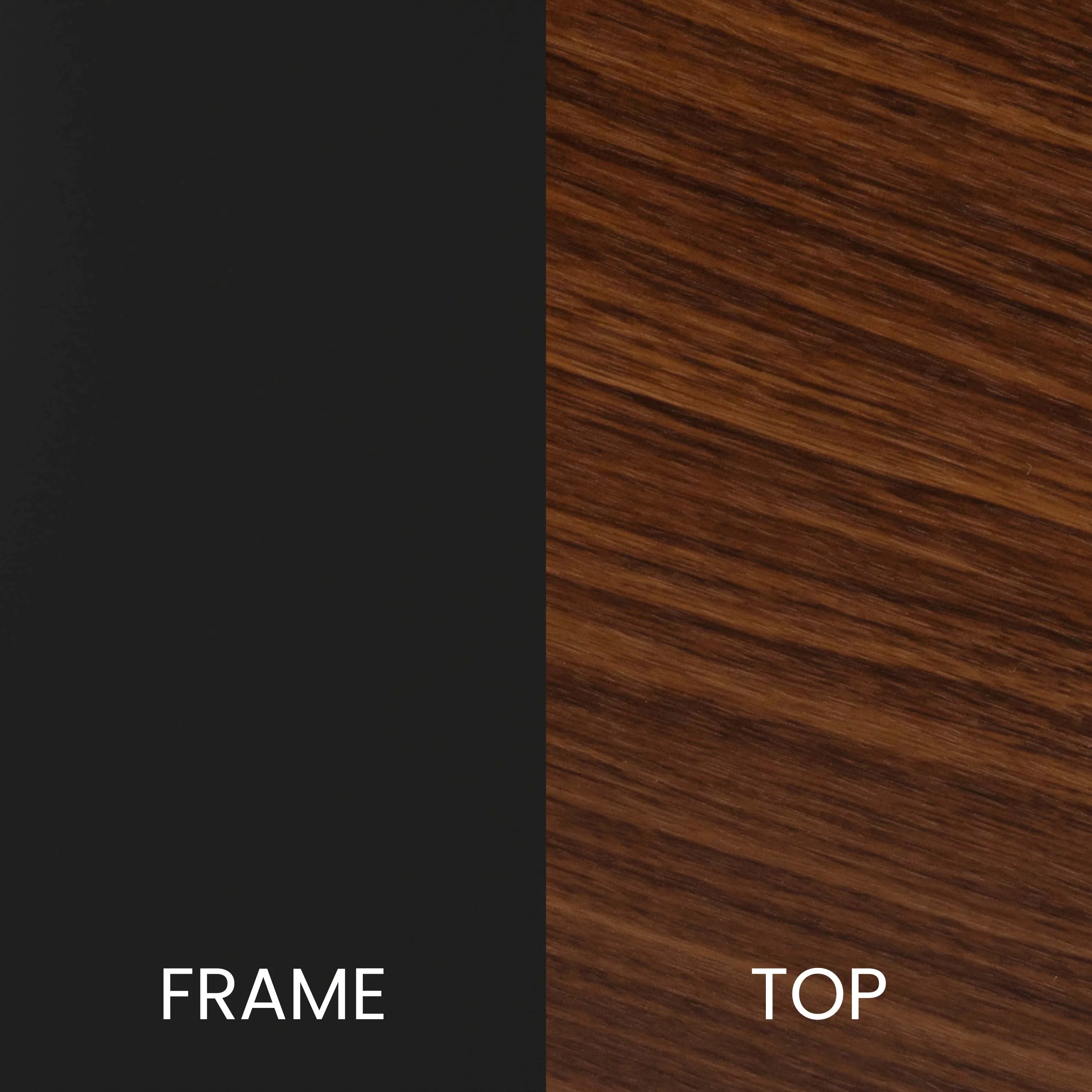 Merrick Lane Round Coffee Table Set - 3 Piece Walnut Coffee Table Set with Matte Black Crisscross Frame - Coffee Table & 2 End Tables