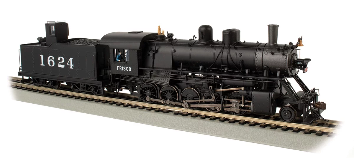Bachmann 85403 HO Frisco 2-10-0 Decapod Steam Locomotive DCC #1624