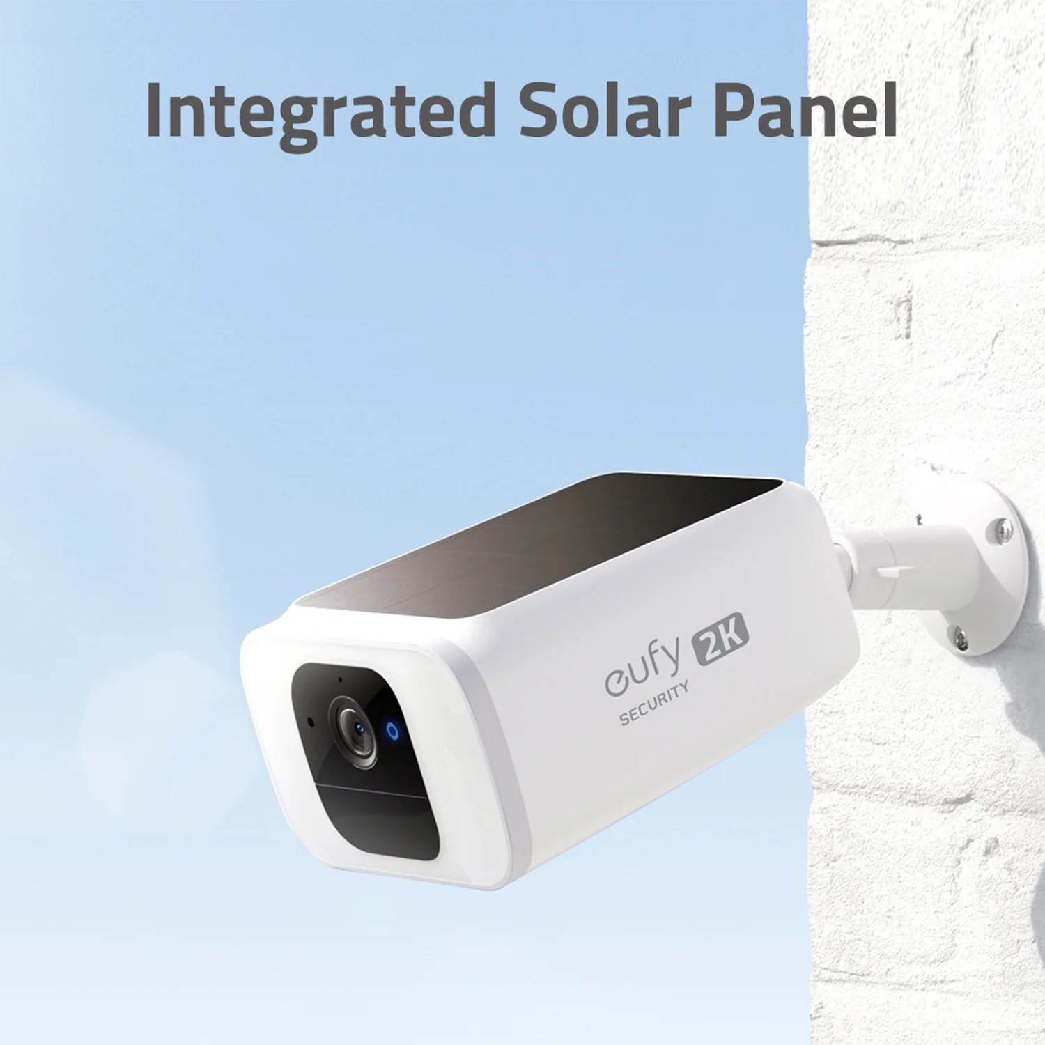 eufy Security SoloCam S230 Wireless 2K Solar Powered Camera w/Spotlight, No Monthly Fee
