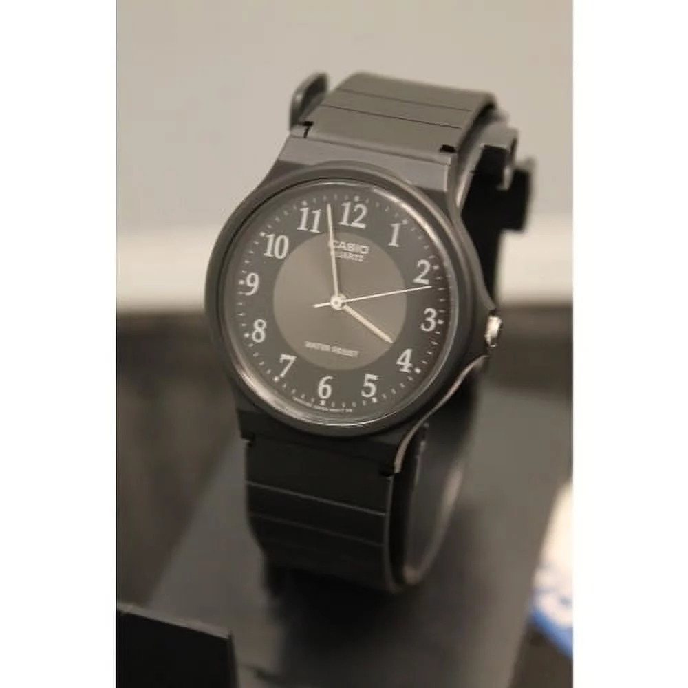 Classic Analog Water Resistant Watch w/ Resin Band - MQ24 - 10 Styles