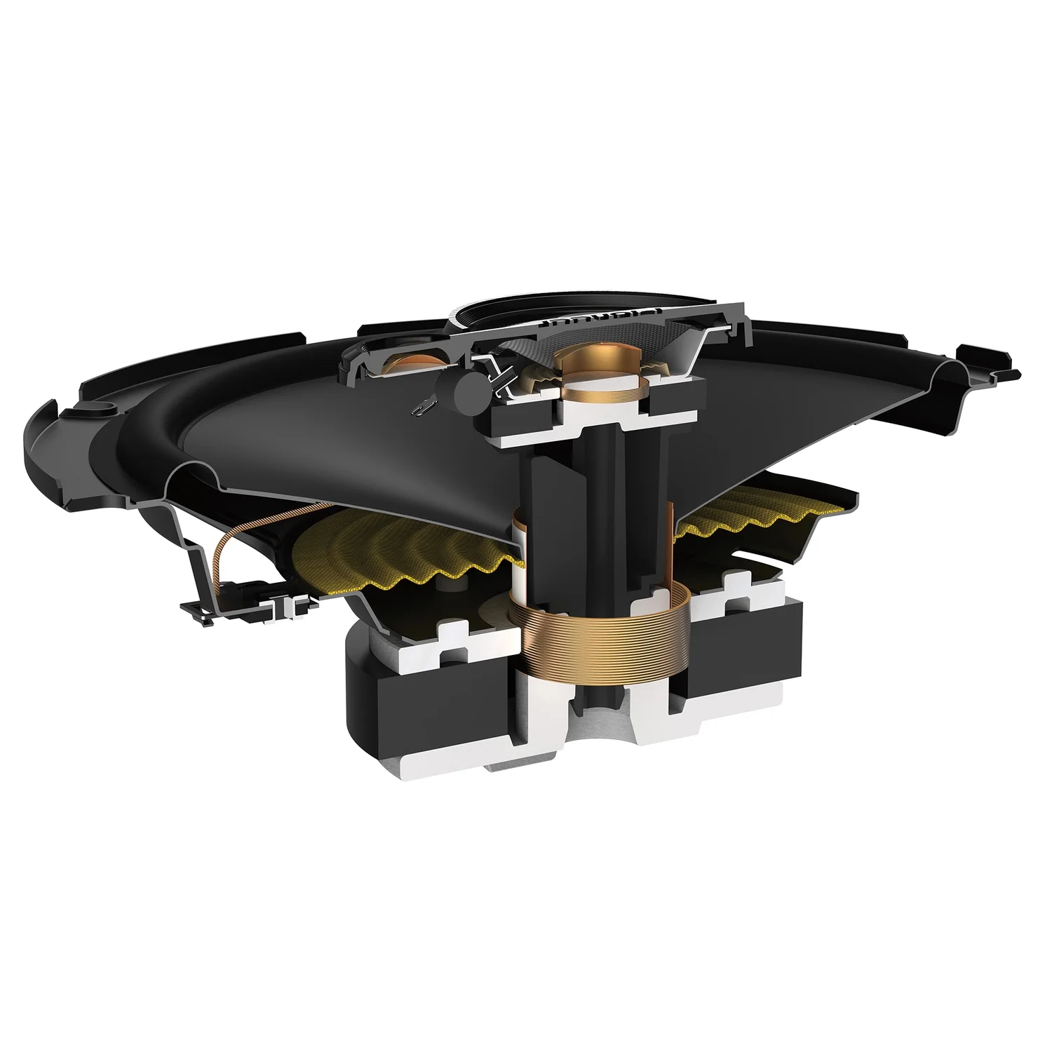 Pioneer 6-1/2-In. 320-Watt 3-Way Full-Range Coaxial Speakers Black, Max Power 2 Pack, TS-A1671F