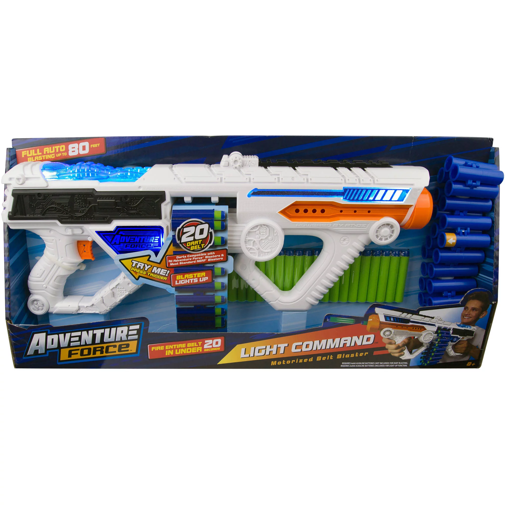 Adventure Force Light Command Light-up Motorized Blaster