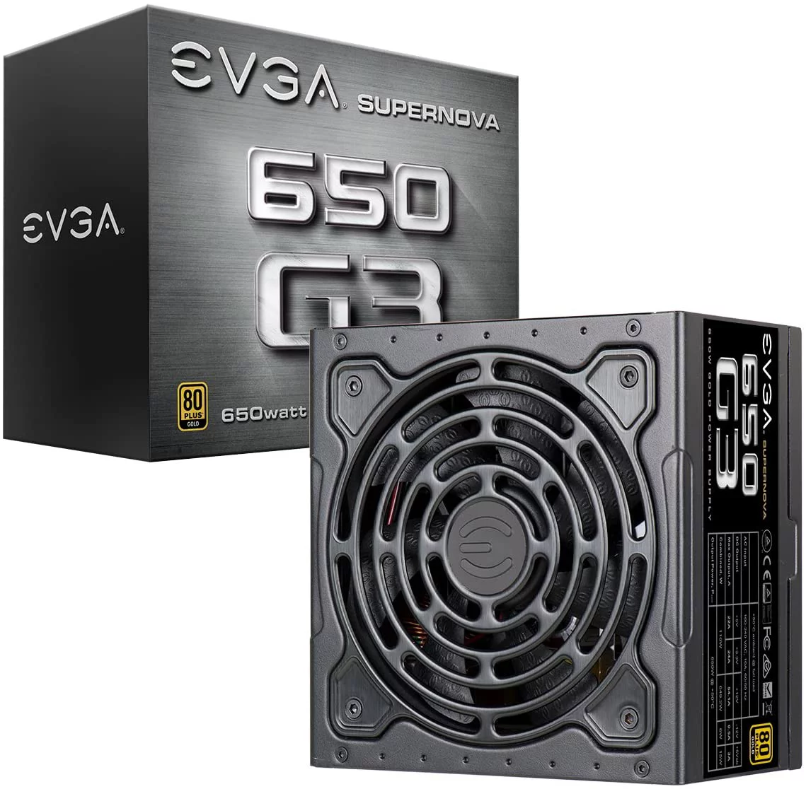 EVGA SuperNOVA G3 650W 80+ Gold Power Supply