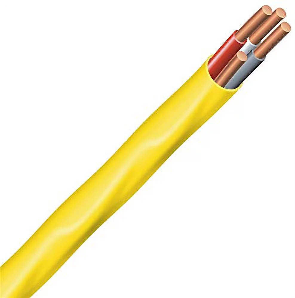 NM-B, Non-Mettalic, Sheathed Cable, Residential Indoor Wire, Equivalent To Romex (100Ft Cut)