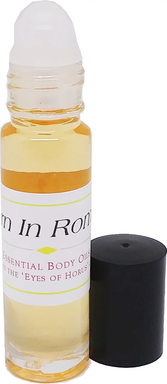 Donna Born In Rome - Type For Women Perfume Body Oil Fragrance [Roll-On - Clear Glass - Gold - 1/3 oz.]