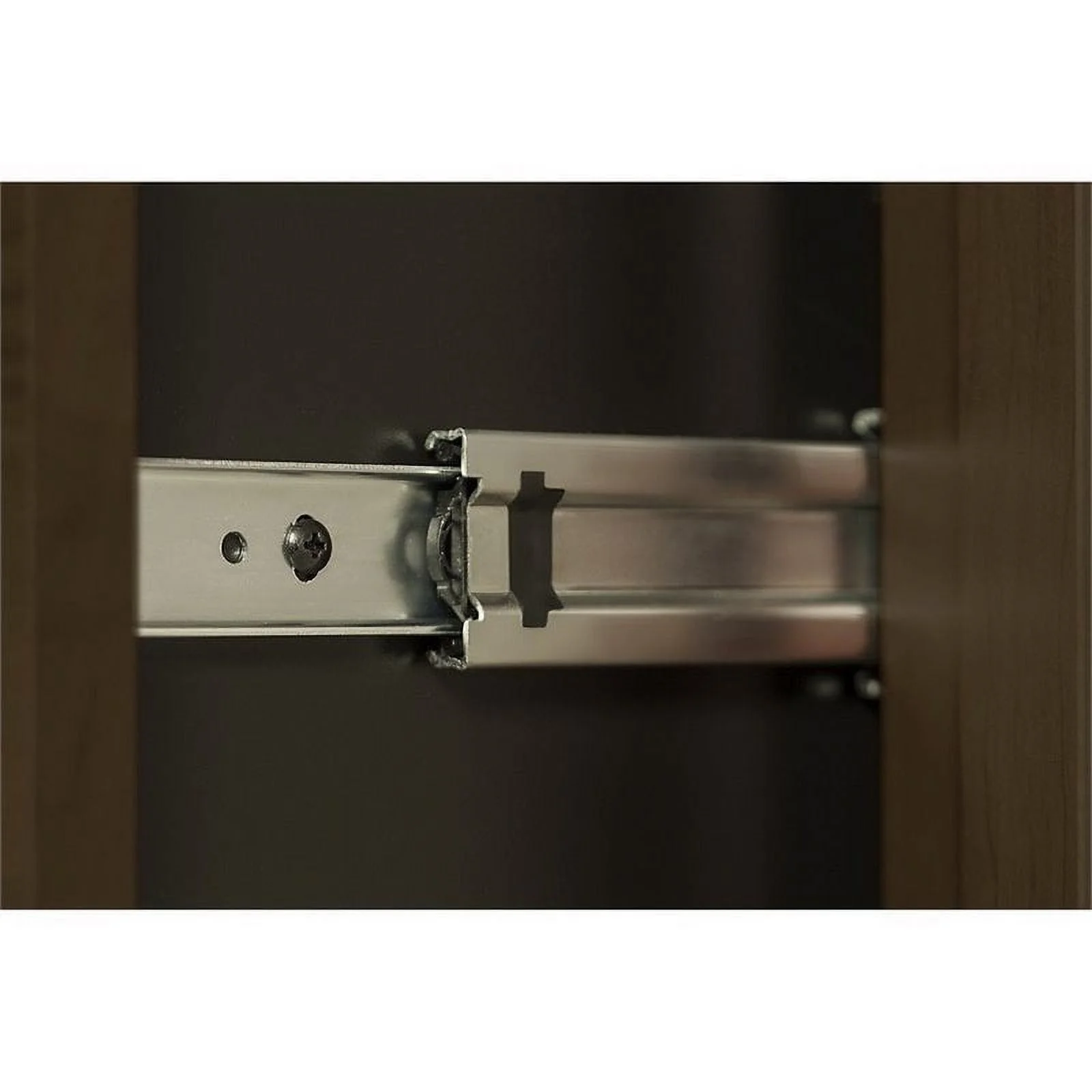 Home Square 2 Piece Wood Filing Cabinet Set with 2 Drawer in Mocha Cherry