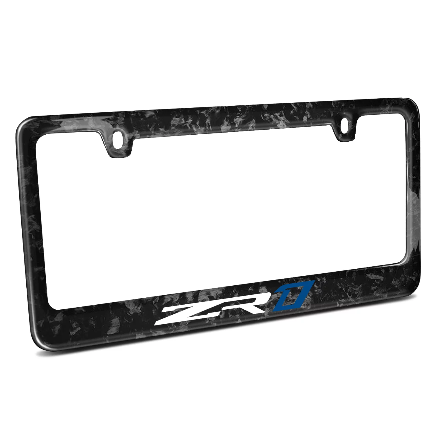 Chevrolet Corvette C7 ZR1 Real Black Forged Carbon Fiber License Plate Frame