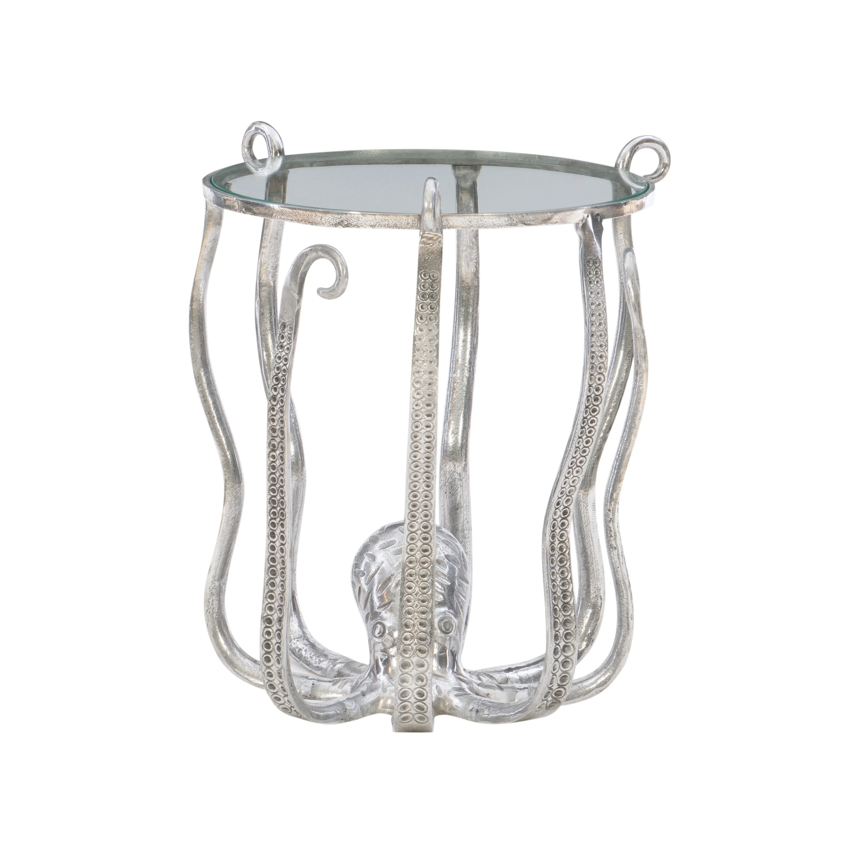 Powell Ormond Octopus End Table Silver N/A