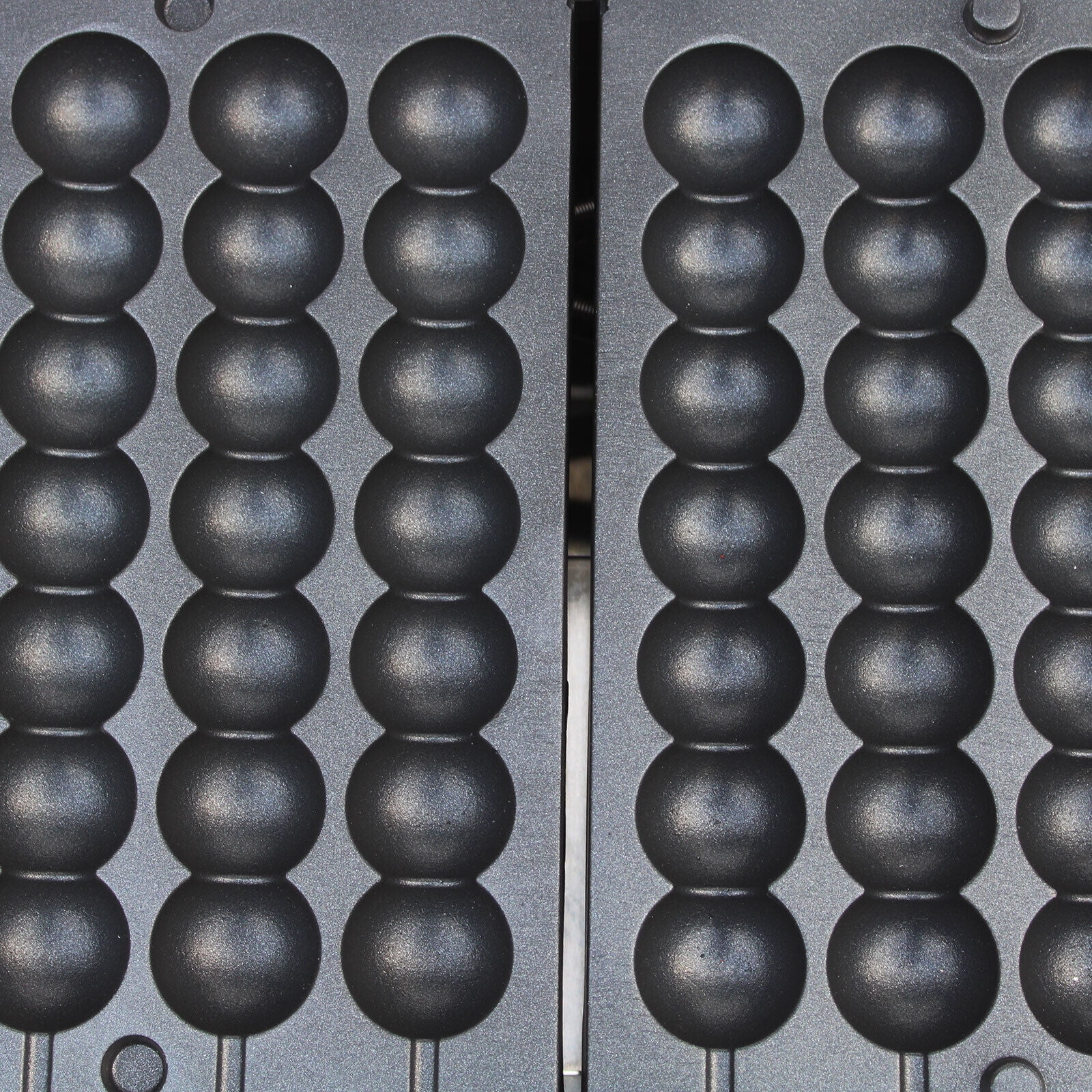 Miumaeov Commercial Waffle Maker Mini Non-Stick Dutch Pancake Baker 1500W Electric Bubble Skewer Waffle Bites Ball Machine